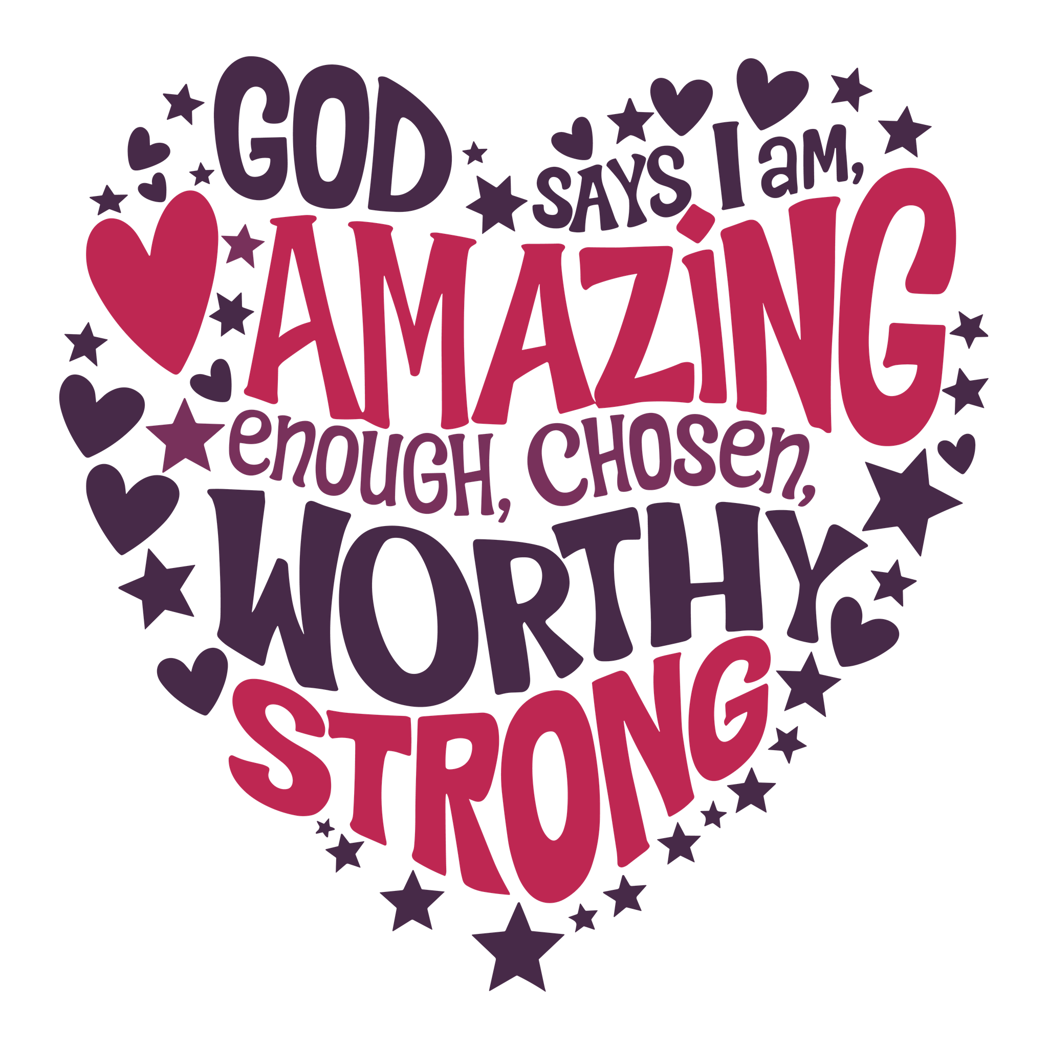 Amazing Heart - Kids Winter Hoodie