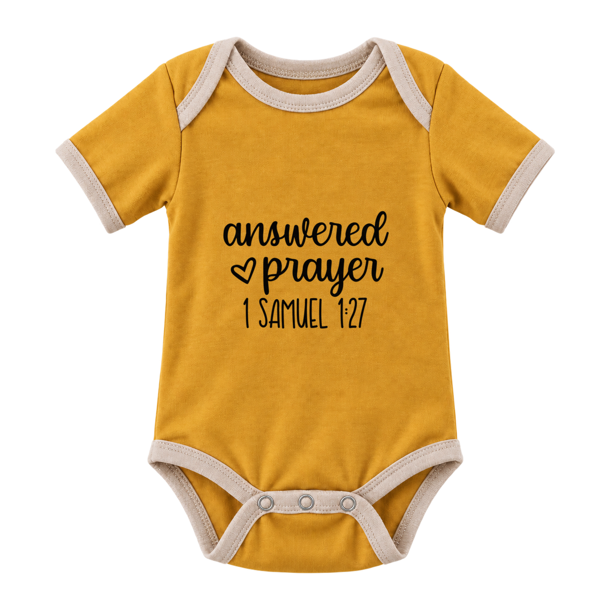 Answered Prayer baby grow, Mustard