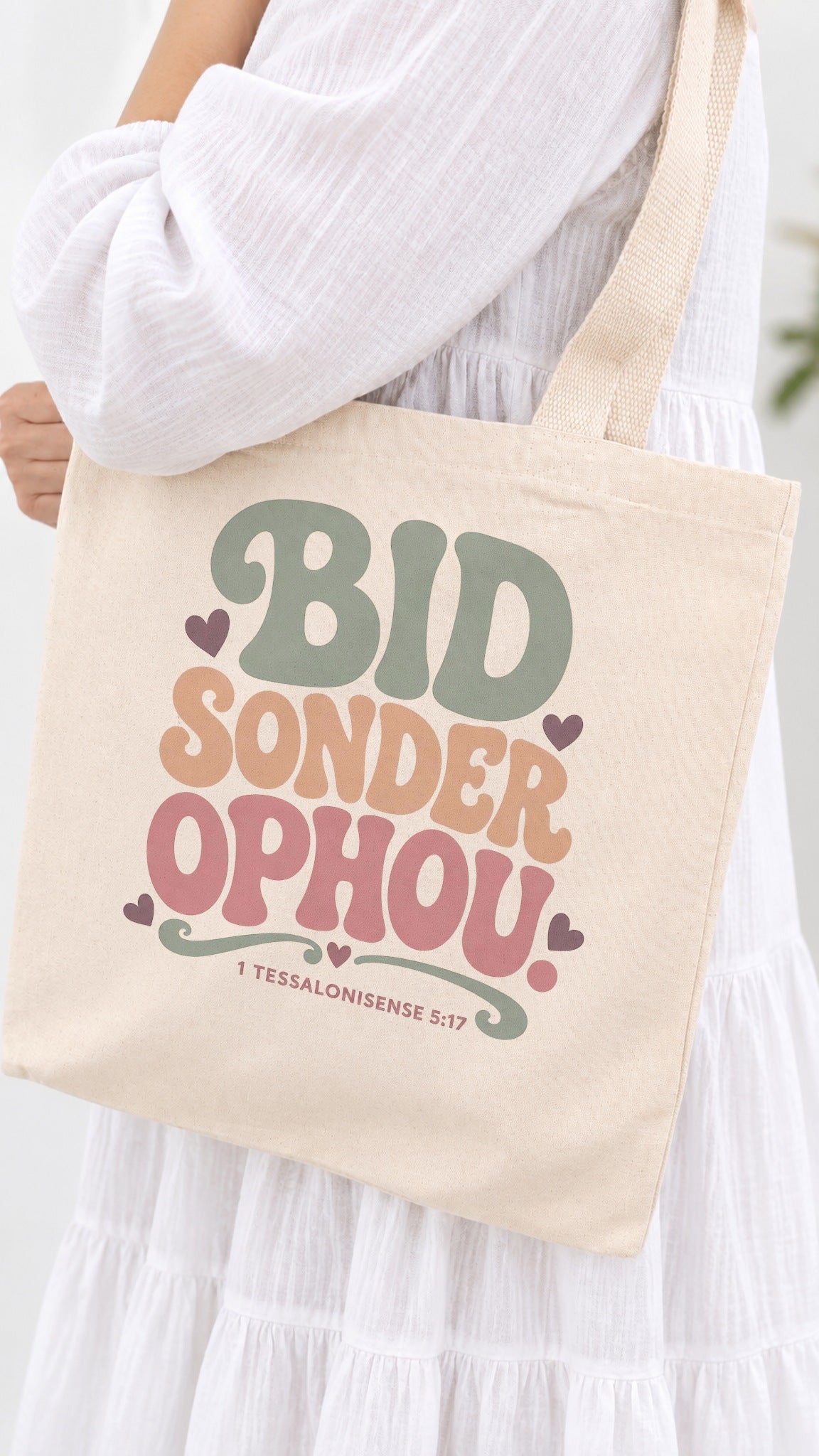 Bid Sonder Ophou tote bag - carried on the shoulder