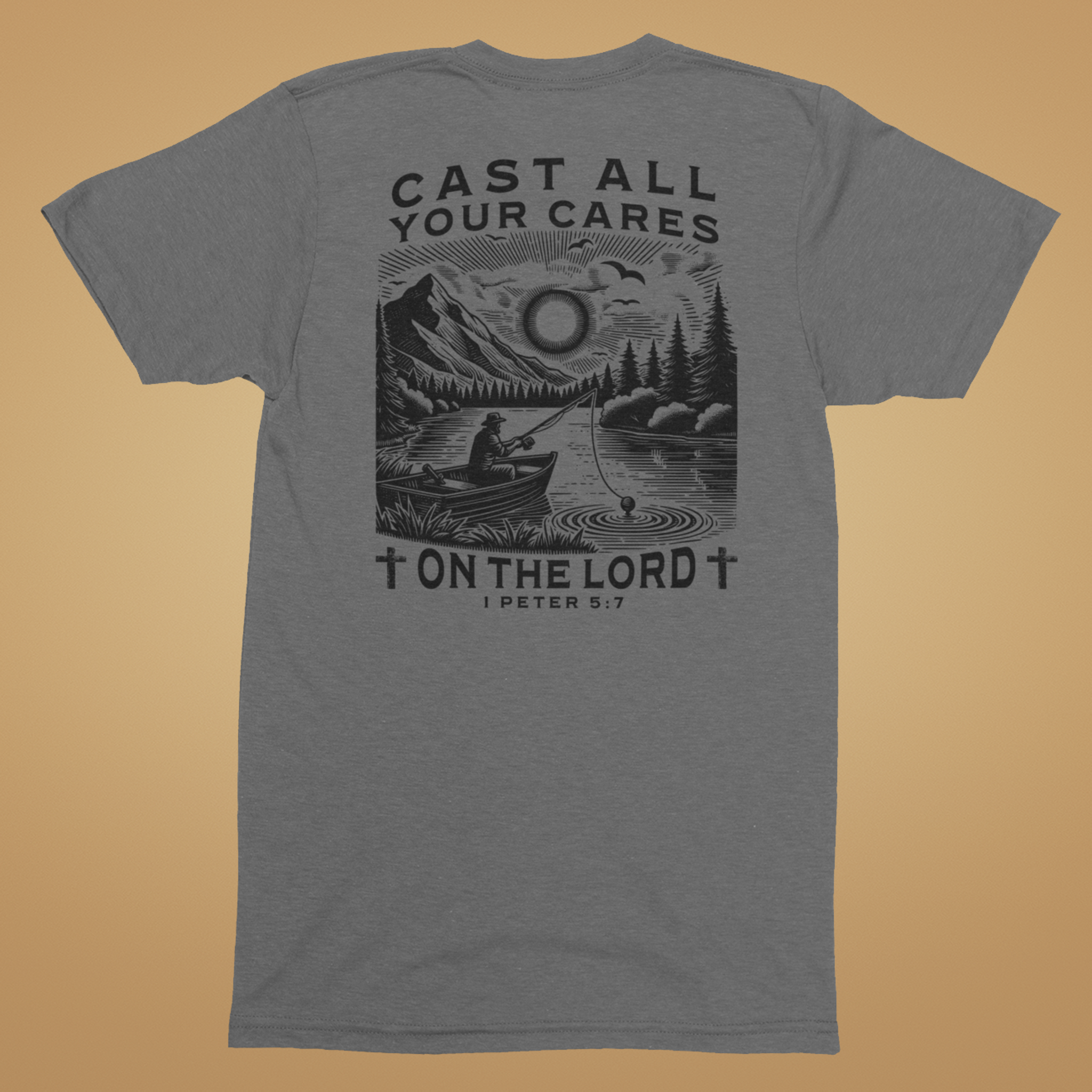 Cast All Your Cares Men's T-Shirt