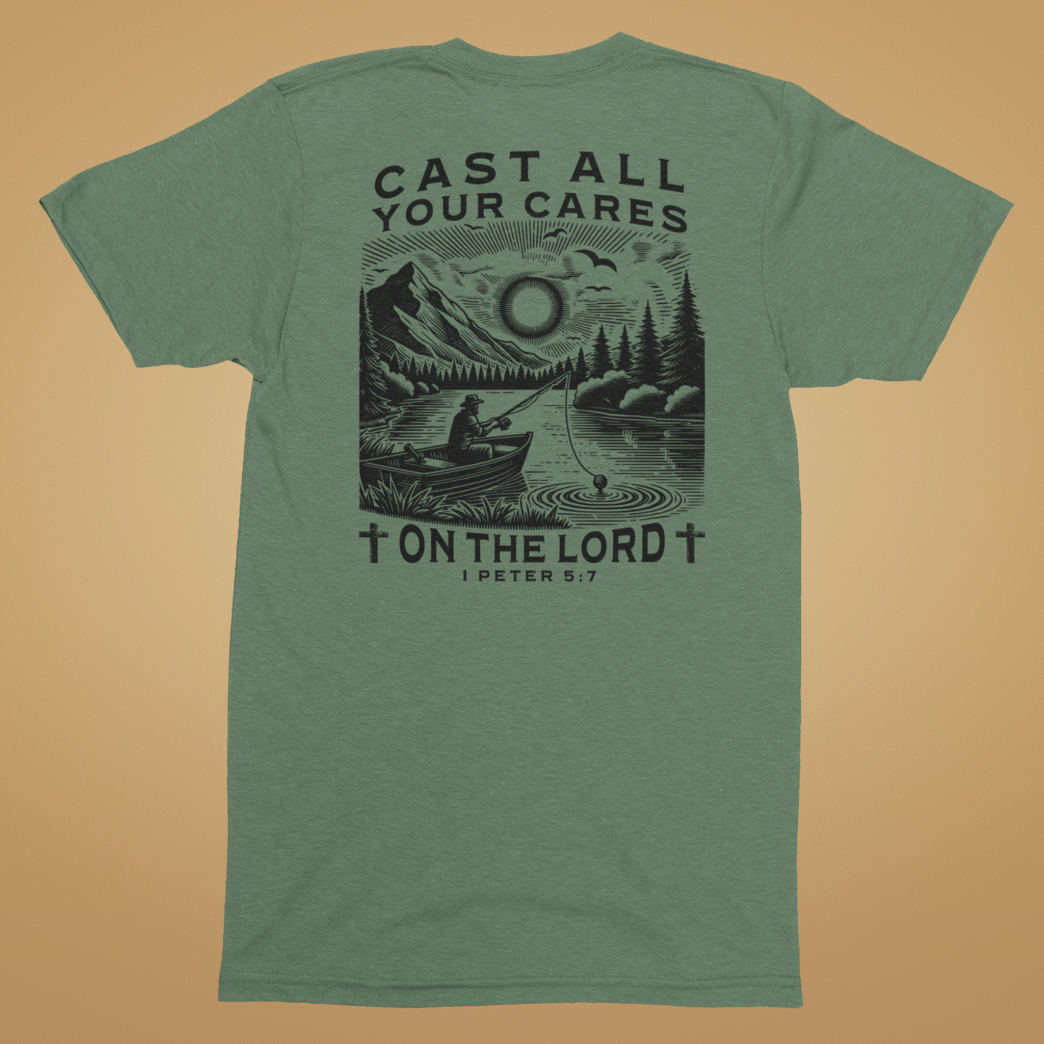Cast All Your Cares Men's T-Shirt
