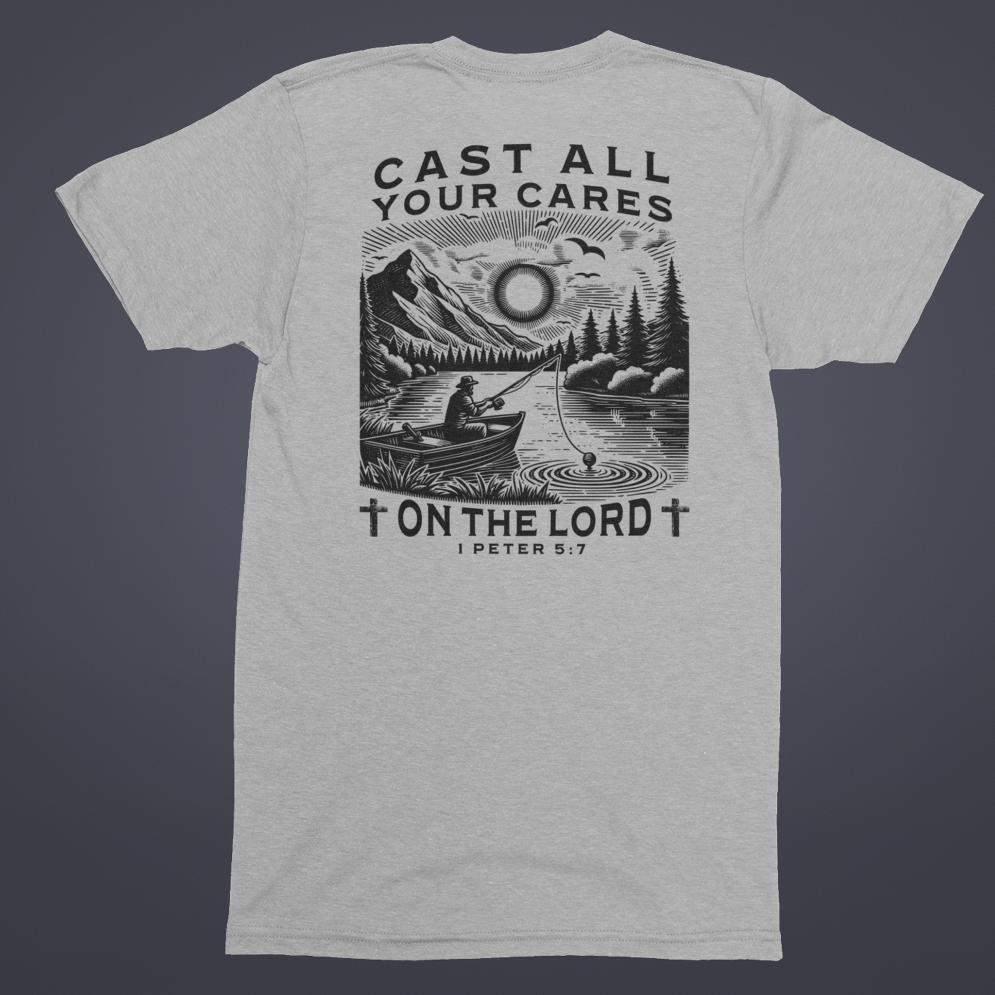 Cast All Your Cares Men's T-Shirt