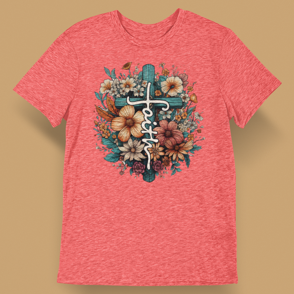 Faith Floral Cross - Classic