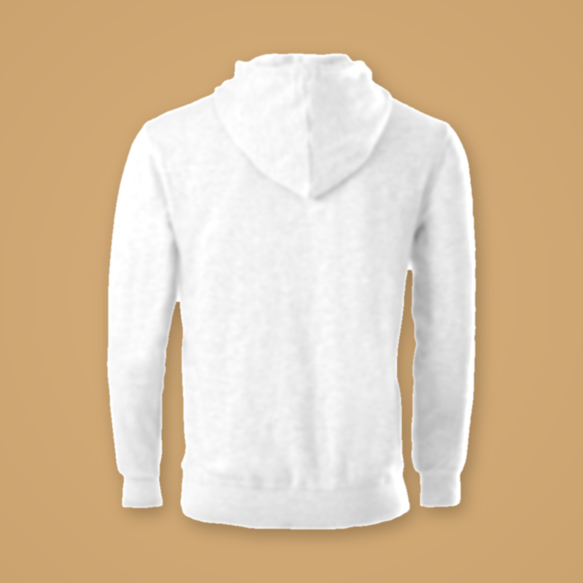 God Says I Am Kids Winter Hoodie – White – Back
