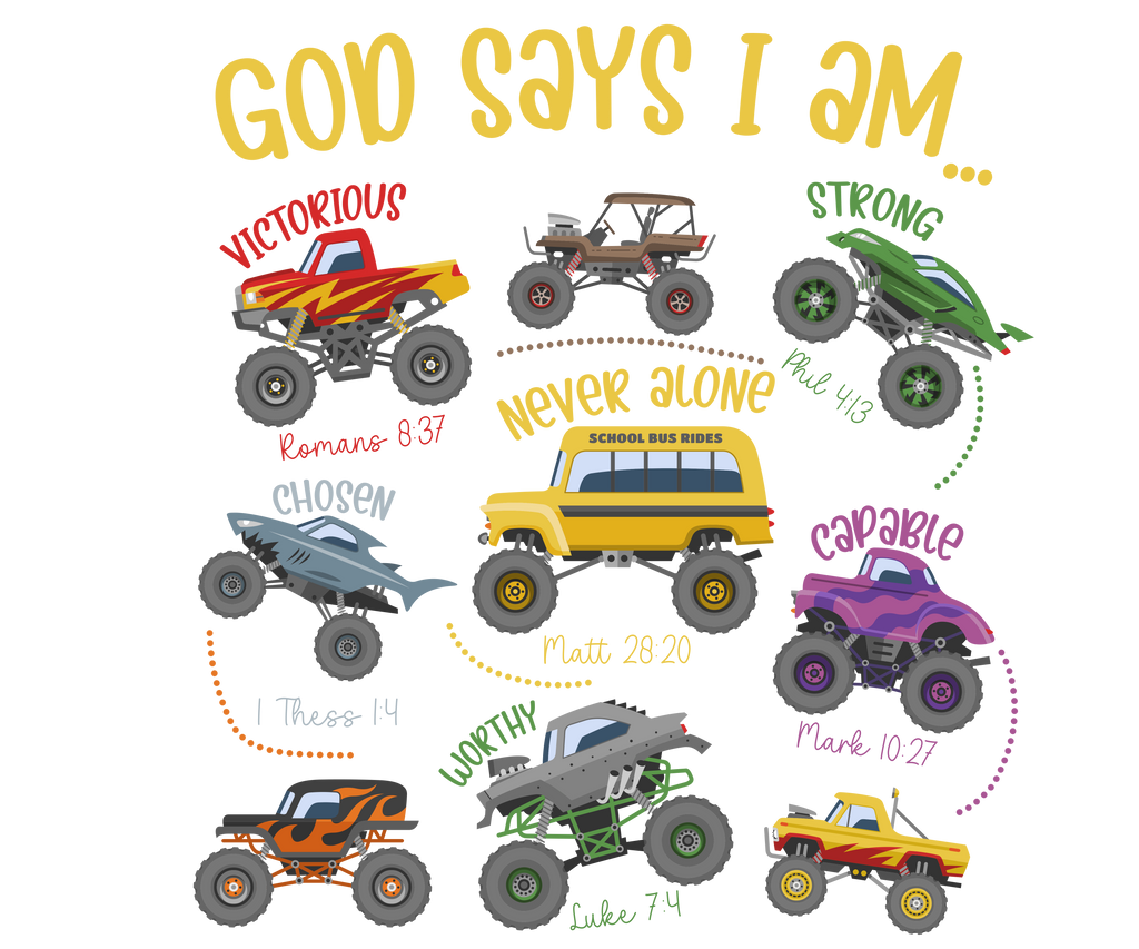God Says I Am - Kids Winter Hoodie