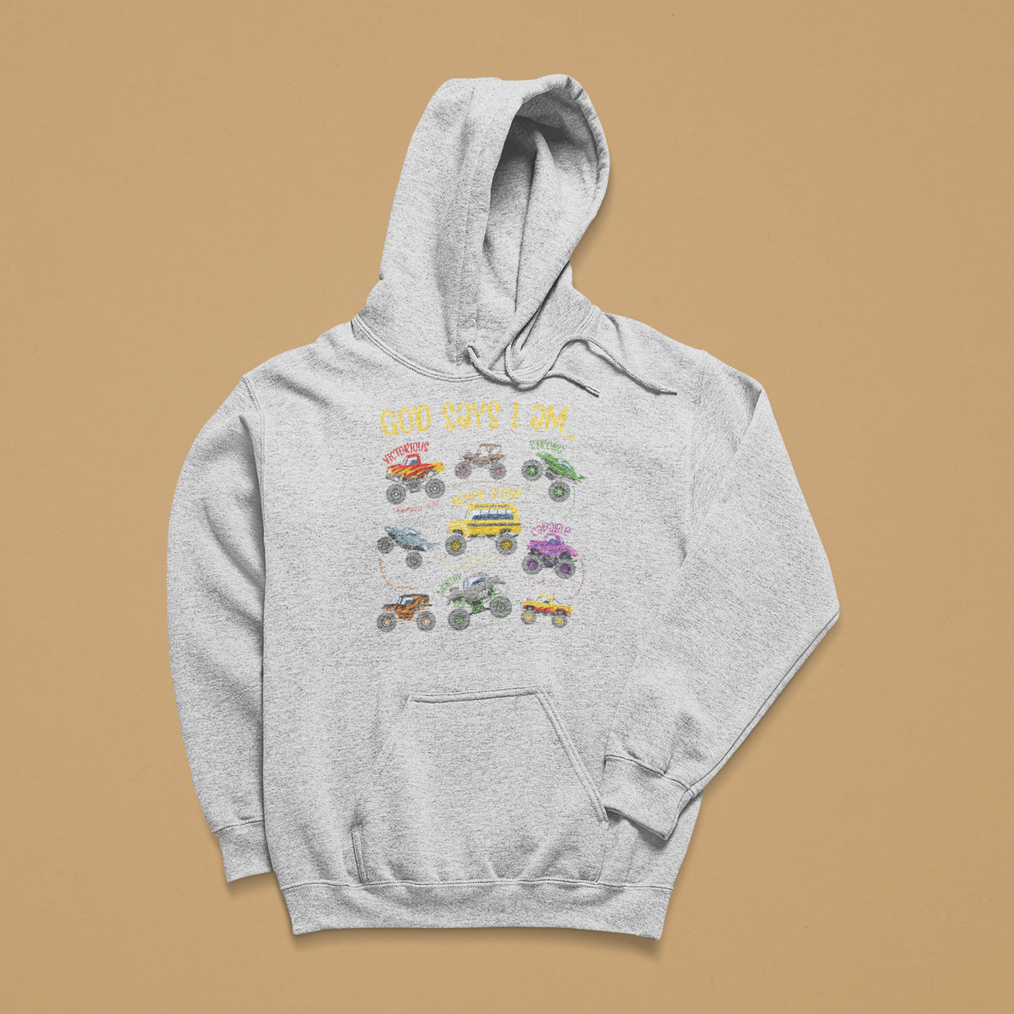 God Says I Am - Kids Winter Hoodie