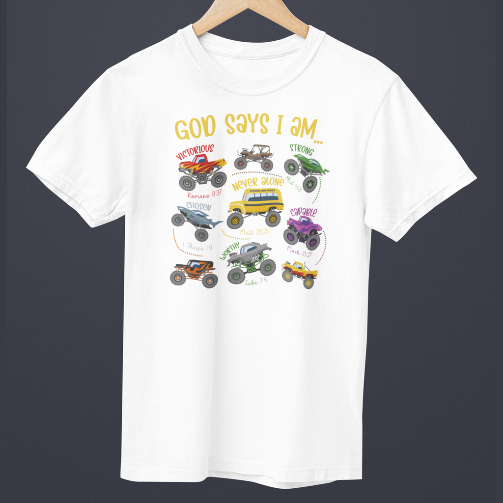 God Says I Am Kids Tee