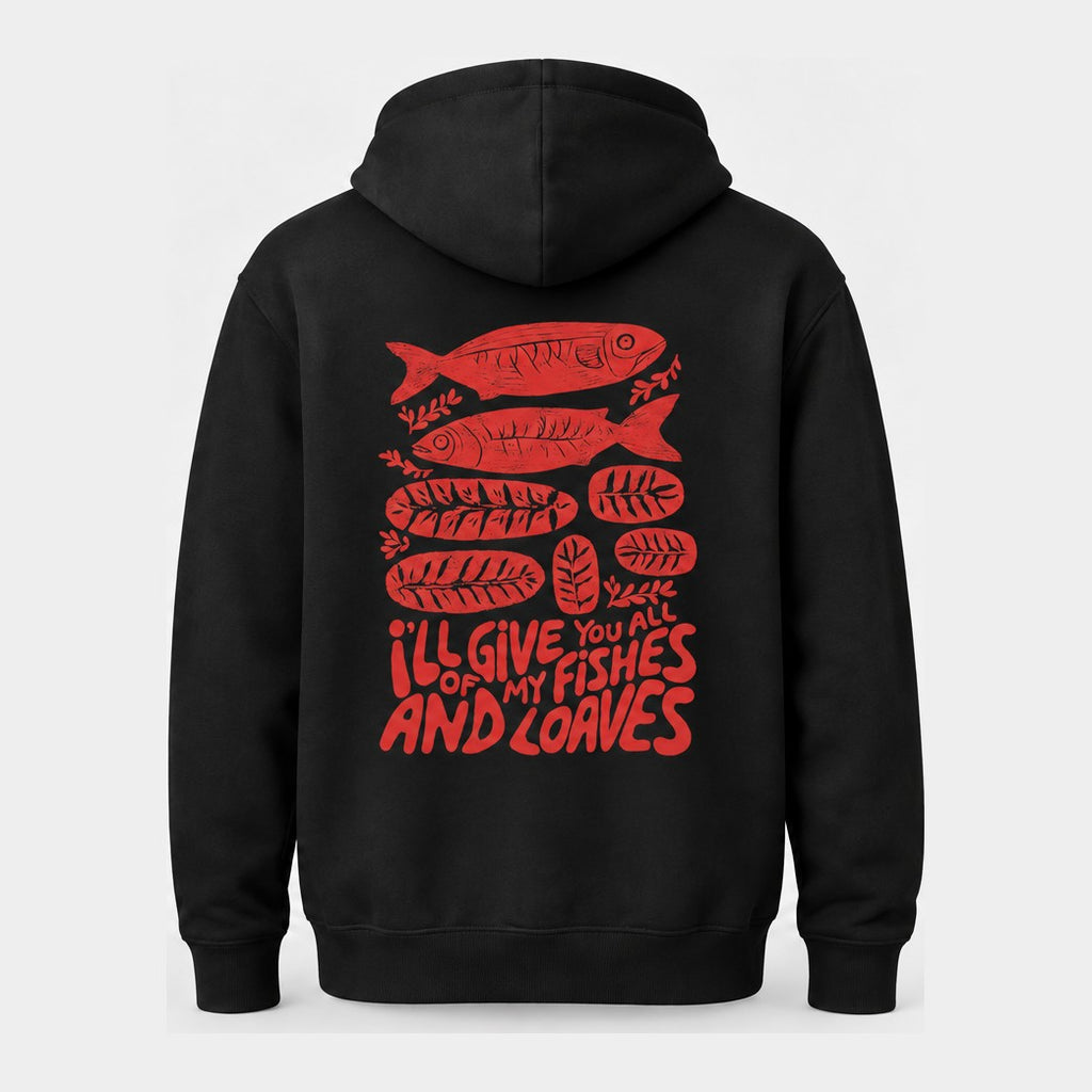 Fishes & Loaves hoodie - back