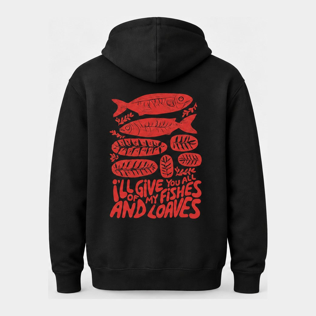 Fishes & Loaves hoodie - back