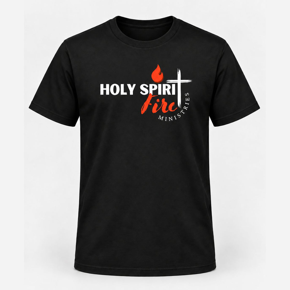 Holy Spirit Fire Logo (Black) - Classic Tee