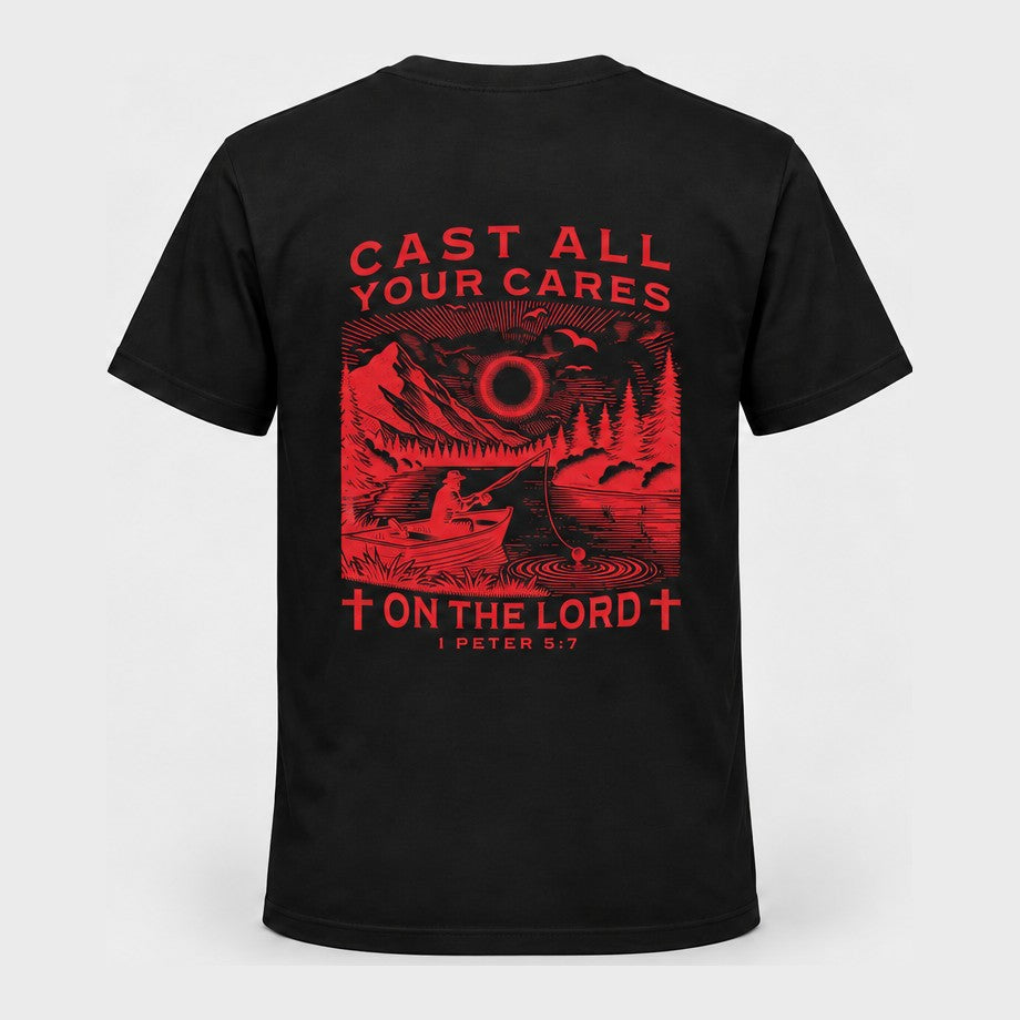 Cast All Your Cares tee - back