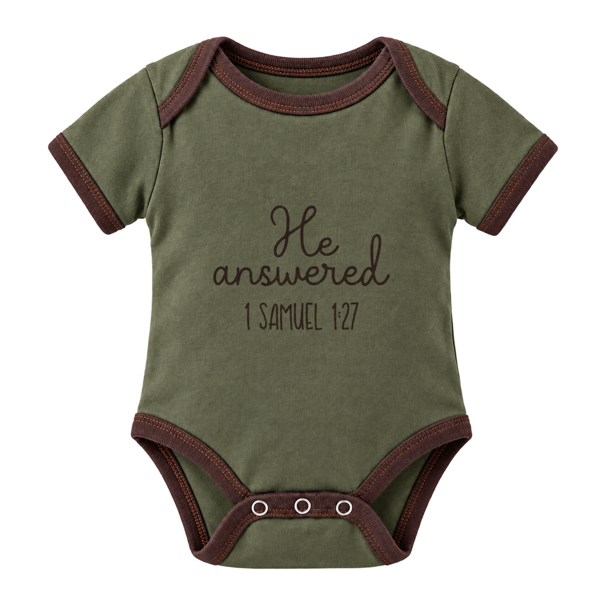 He Answered baby grow, Olive