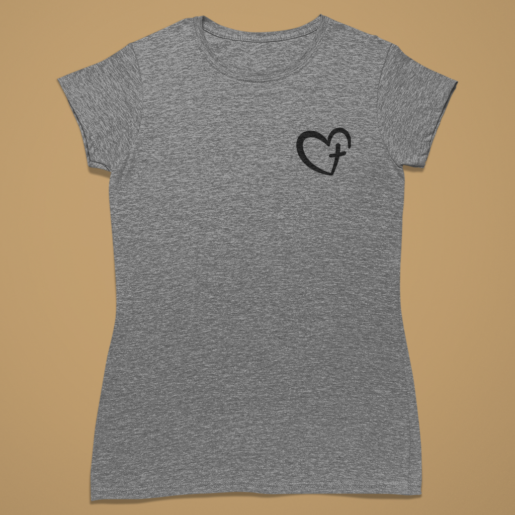 Heart - Fitted T-Shirt