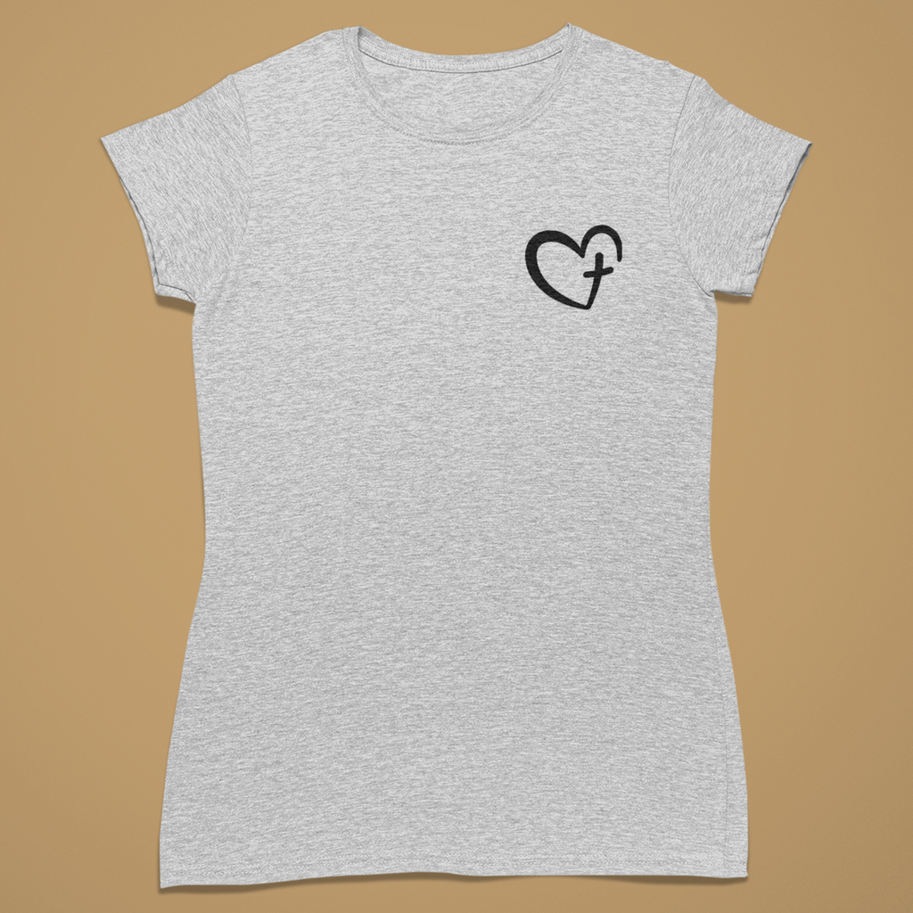 Heart - Fitted T-Shirt