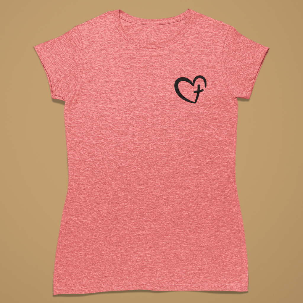 Heart - Fitted T-Shirt