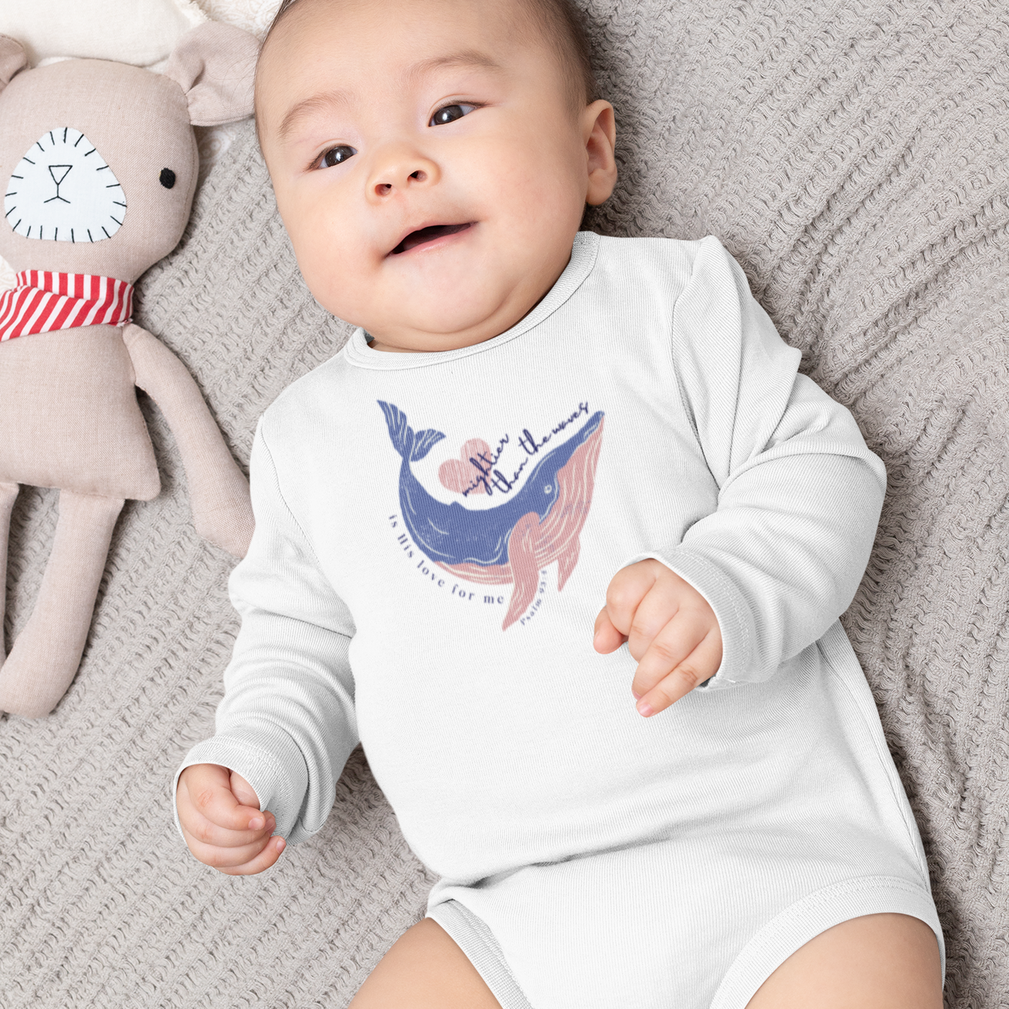 His Love For Me Baby Grow – Long Sleeve