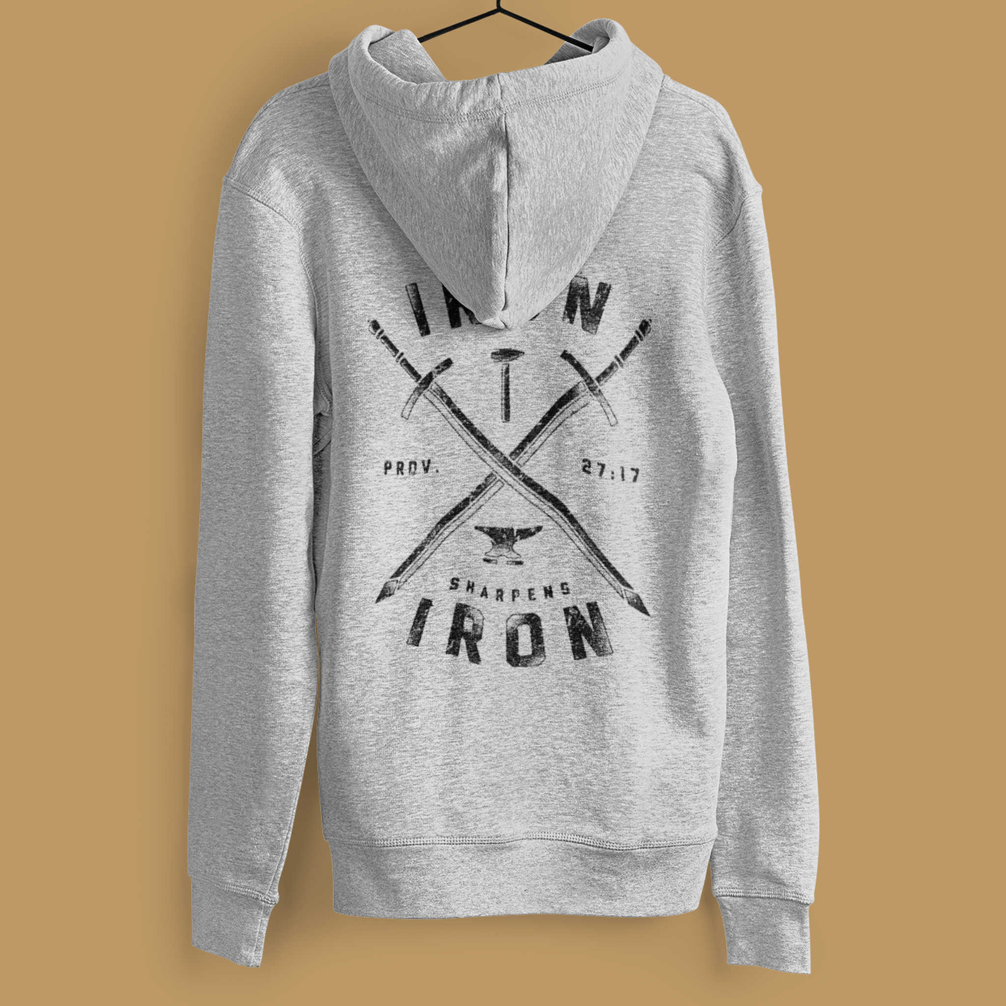 Iron Sharpens Front and Back - Unisex Hoodie