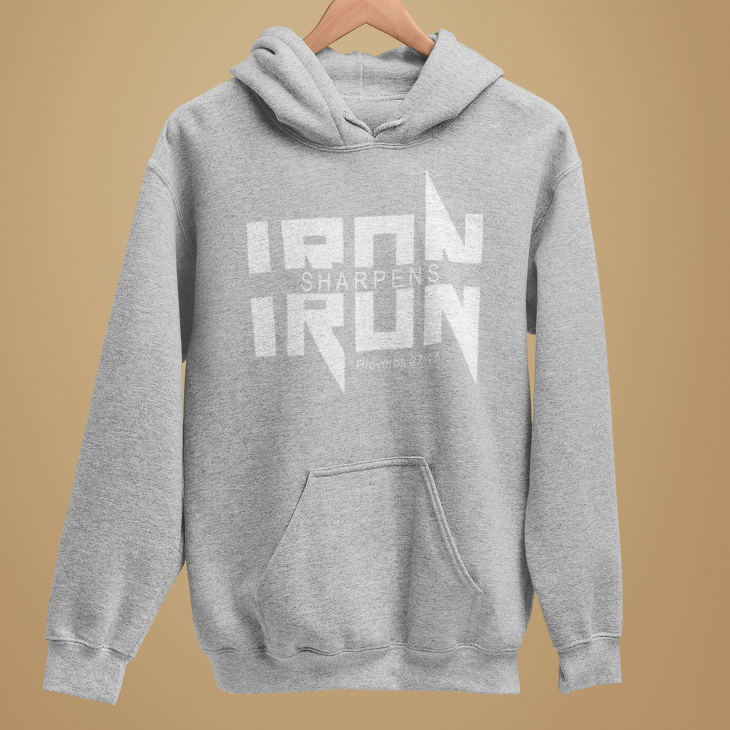 Iron Sharpens Small Logo - Unisex Hoodie