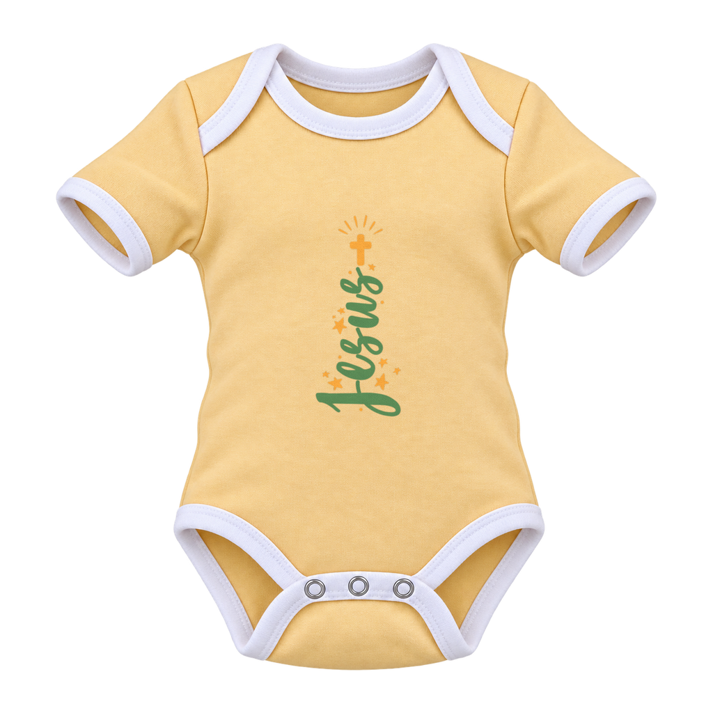 Jesus Tree baby grow, Yellow and White