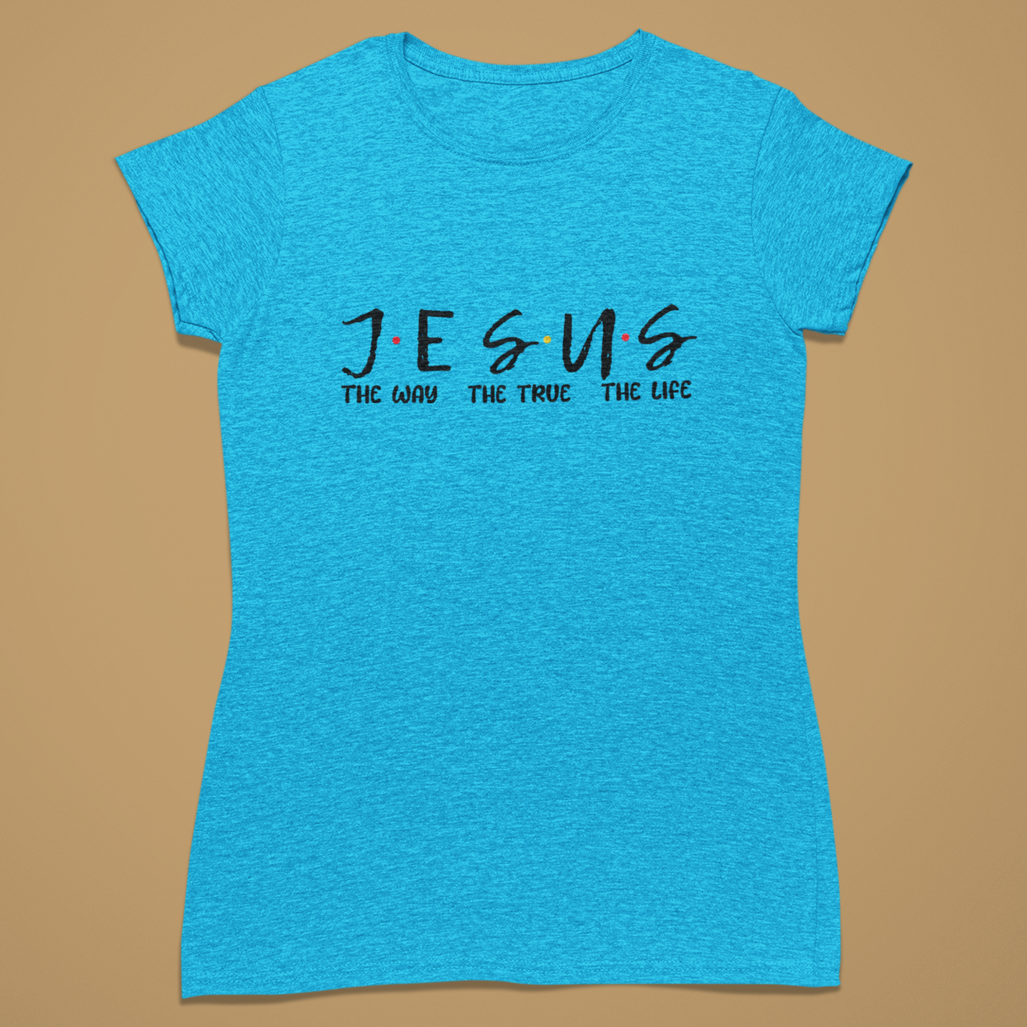 Jesus Friends - Fitted T-Shirt