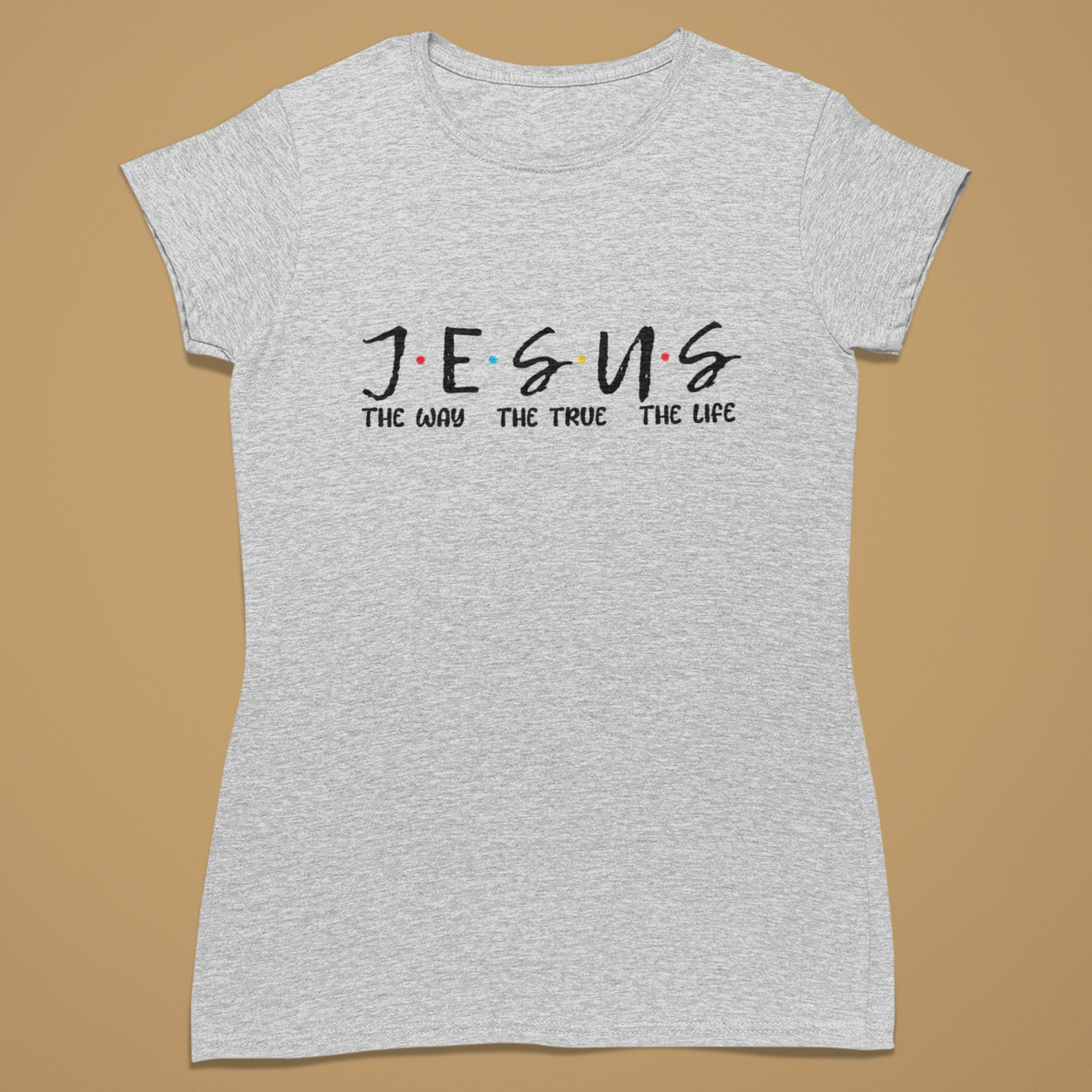 Jesus Friends - Fitted T-Shirt