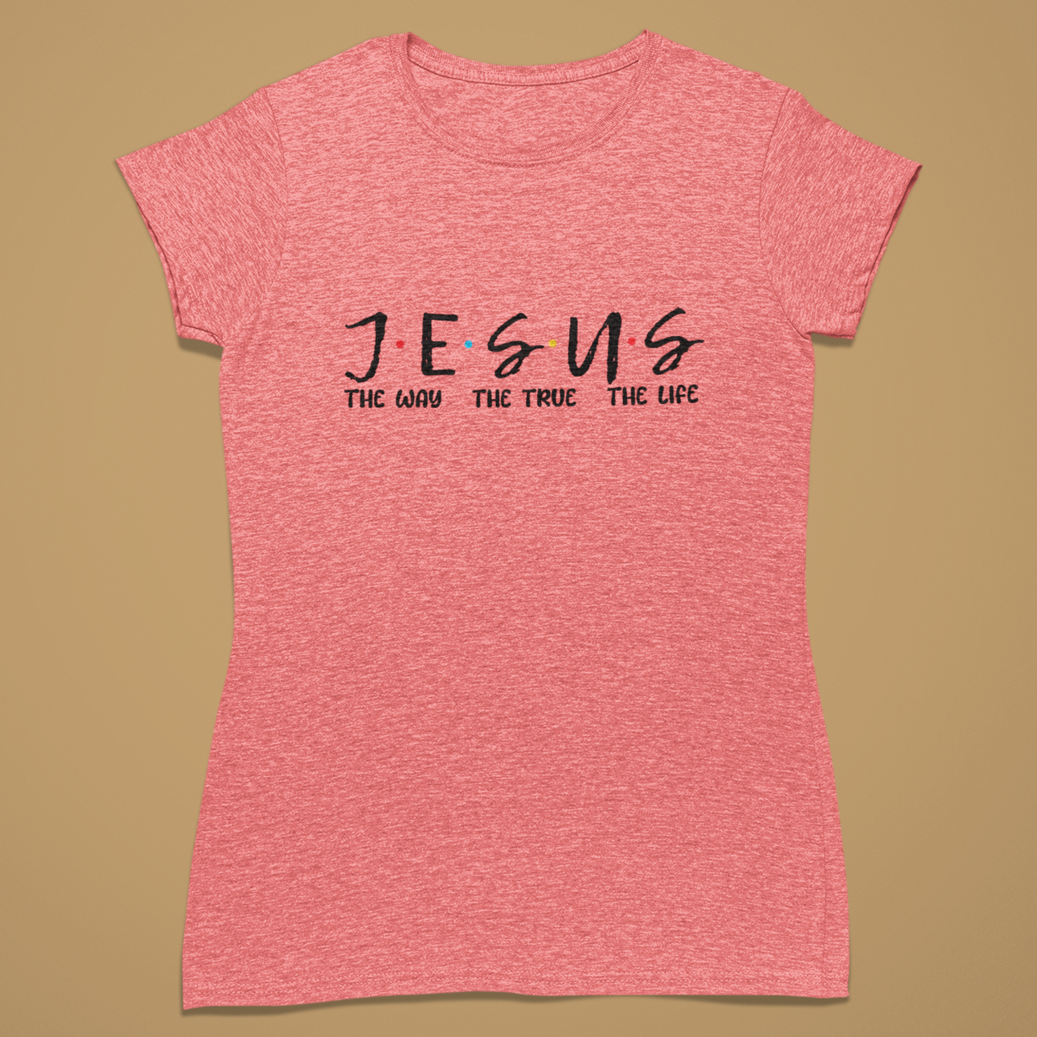 Jesus Friends - Fitted T-Shirt