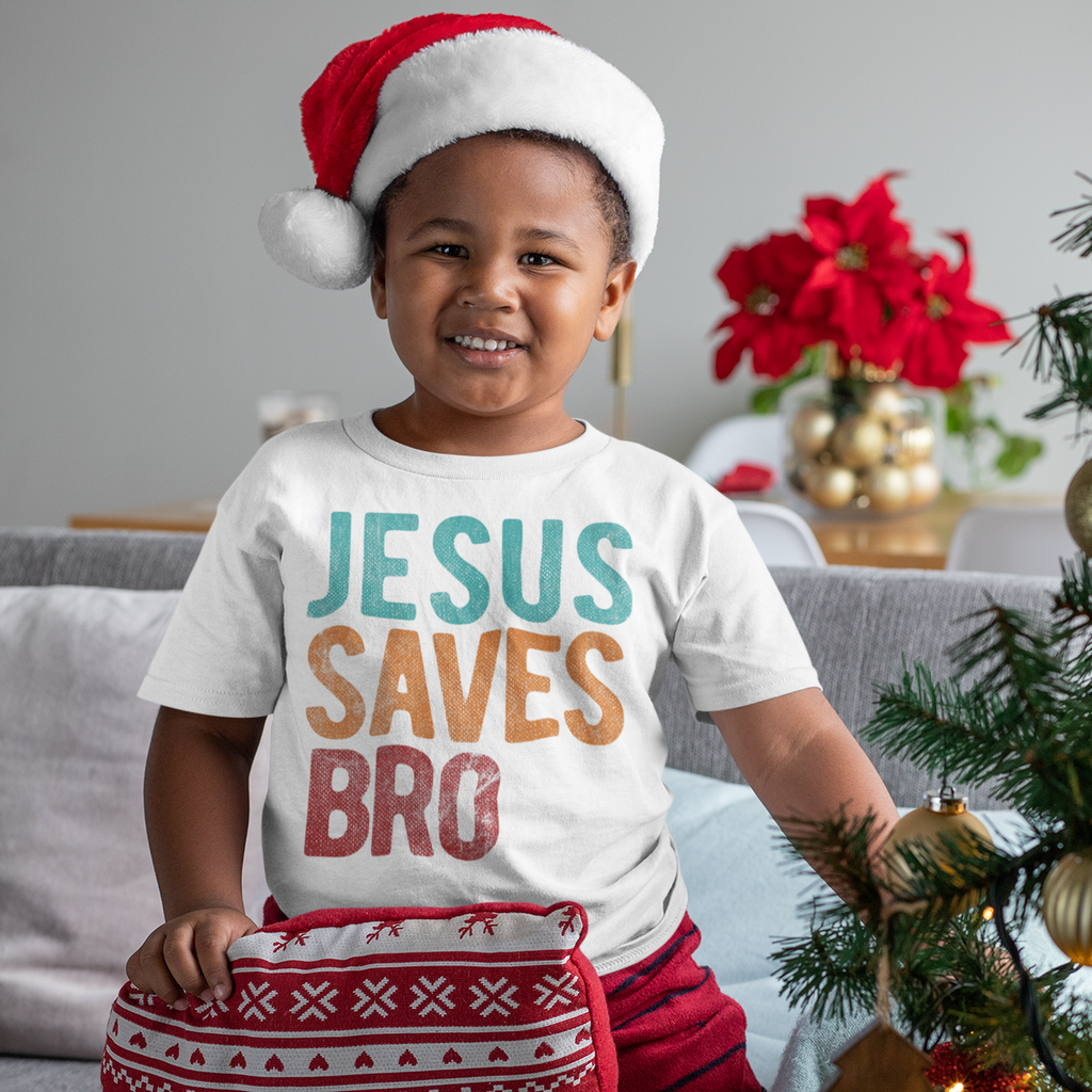Jesus Saves Bro Kids Tee