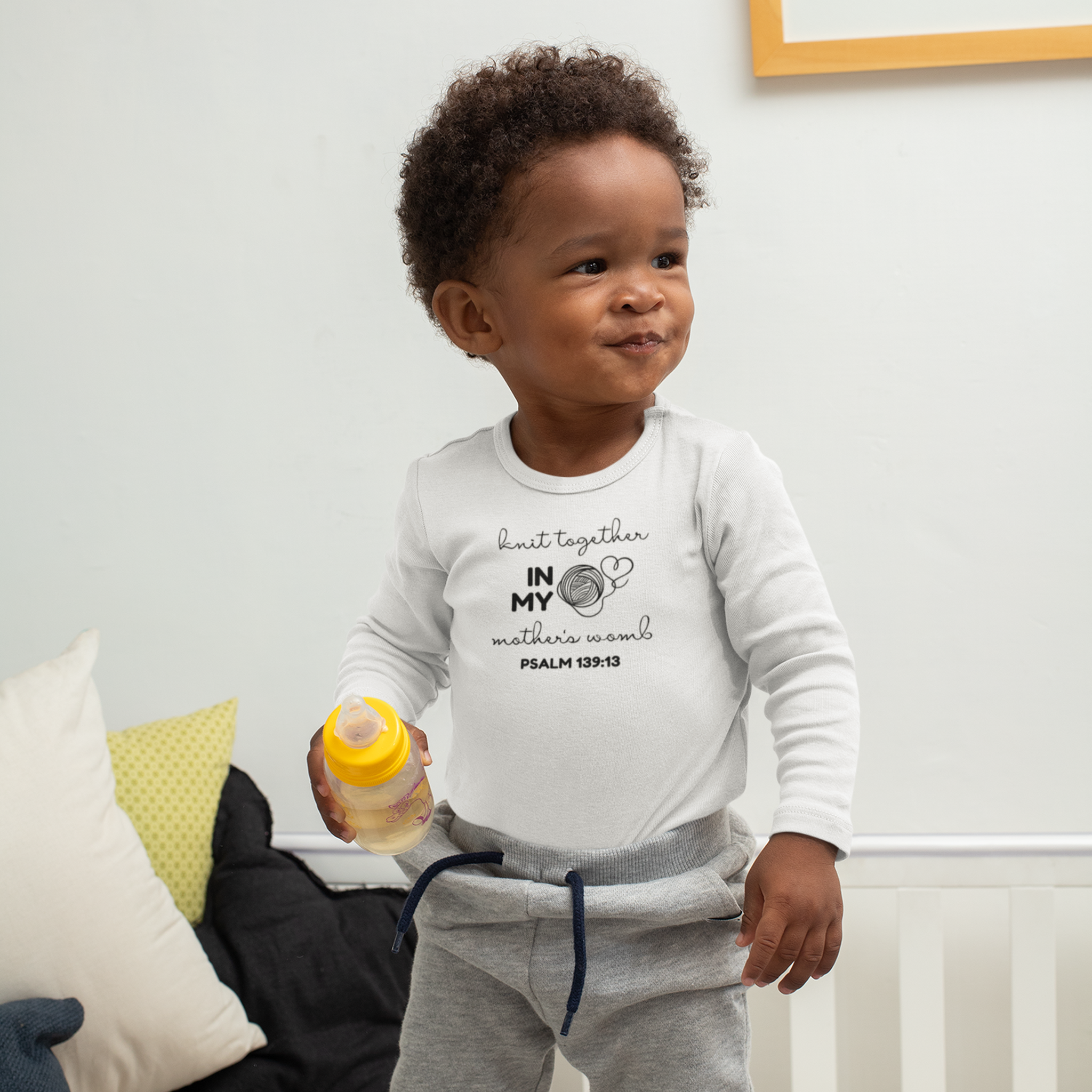 Knit Together Baby Grow – Long Sleeve