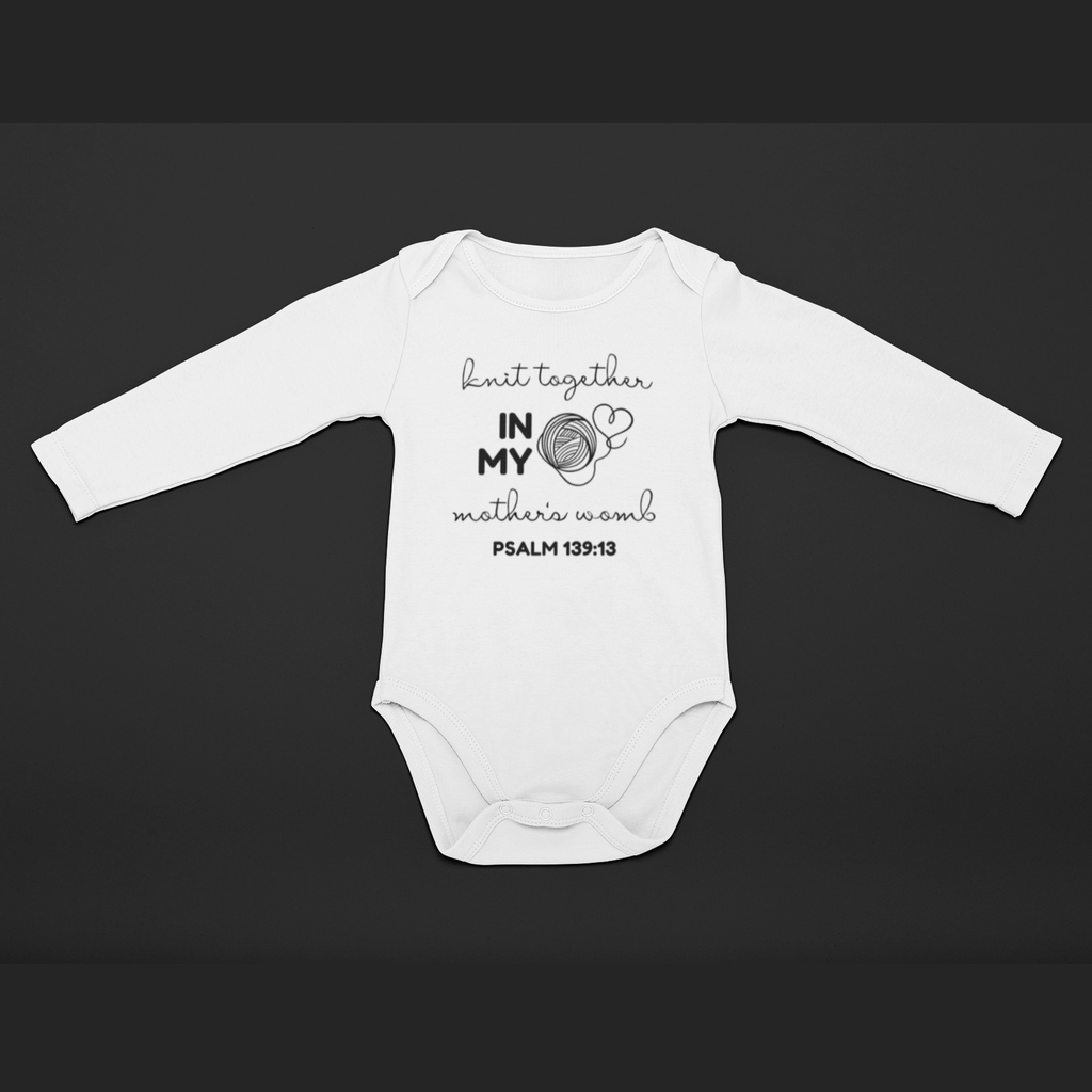 Knit Together Baby Grow – Long Sleeve