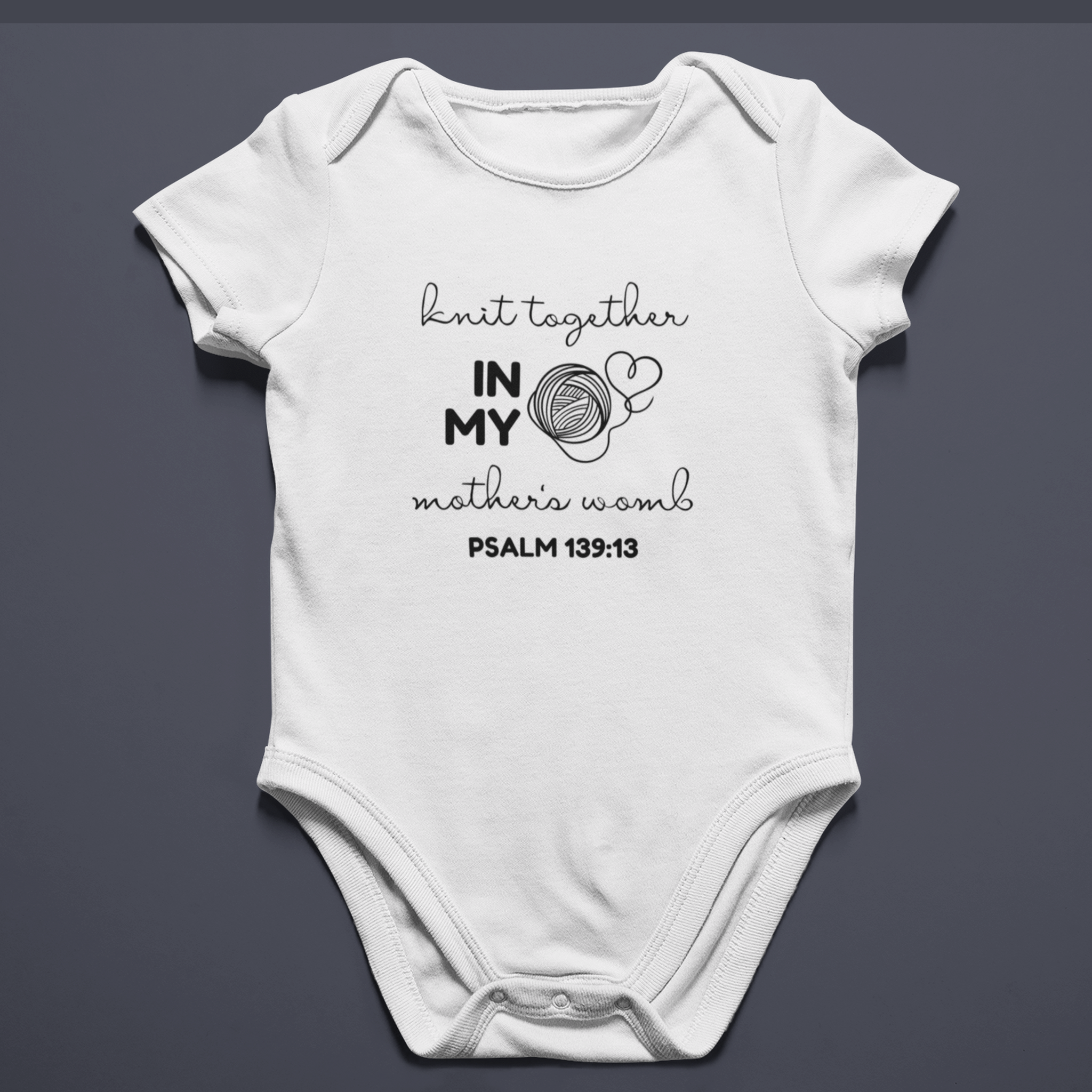 Knit Together Baby Grow – Short Sleeve