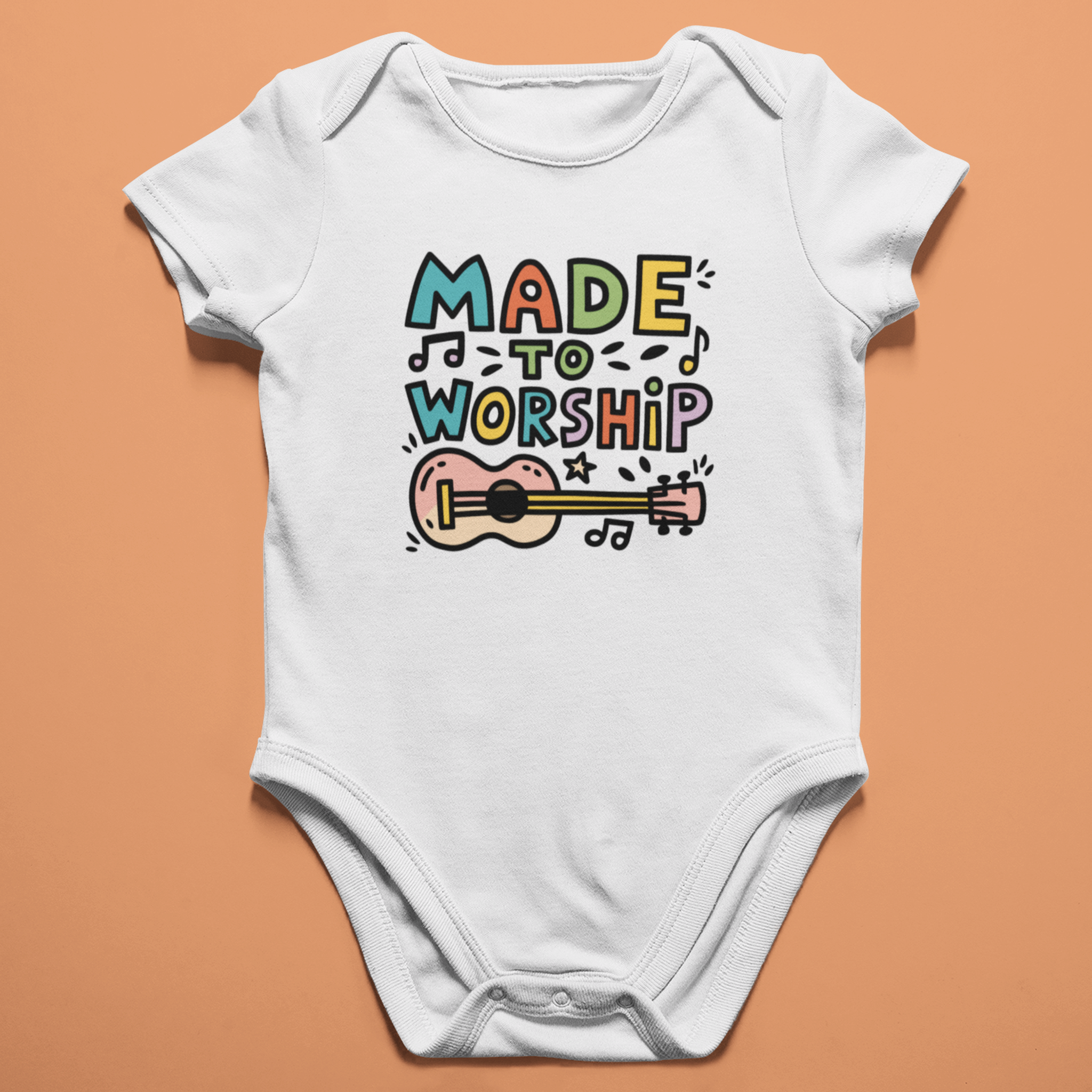 Made To Worship Baby Grow – Short Sleeve