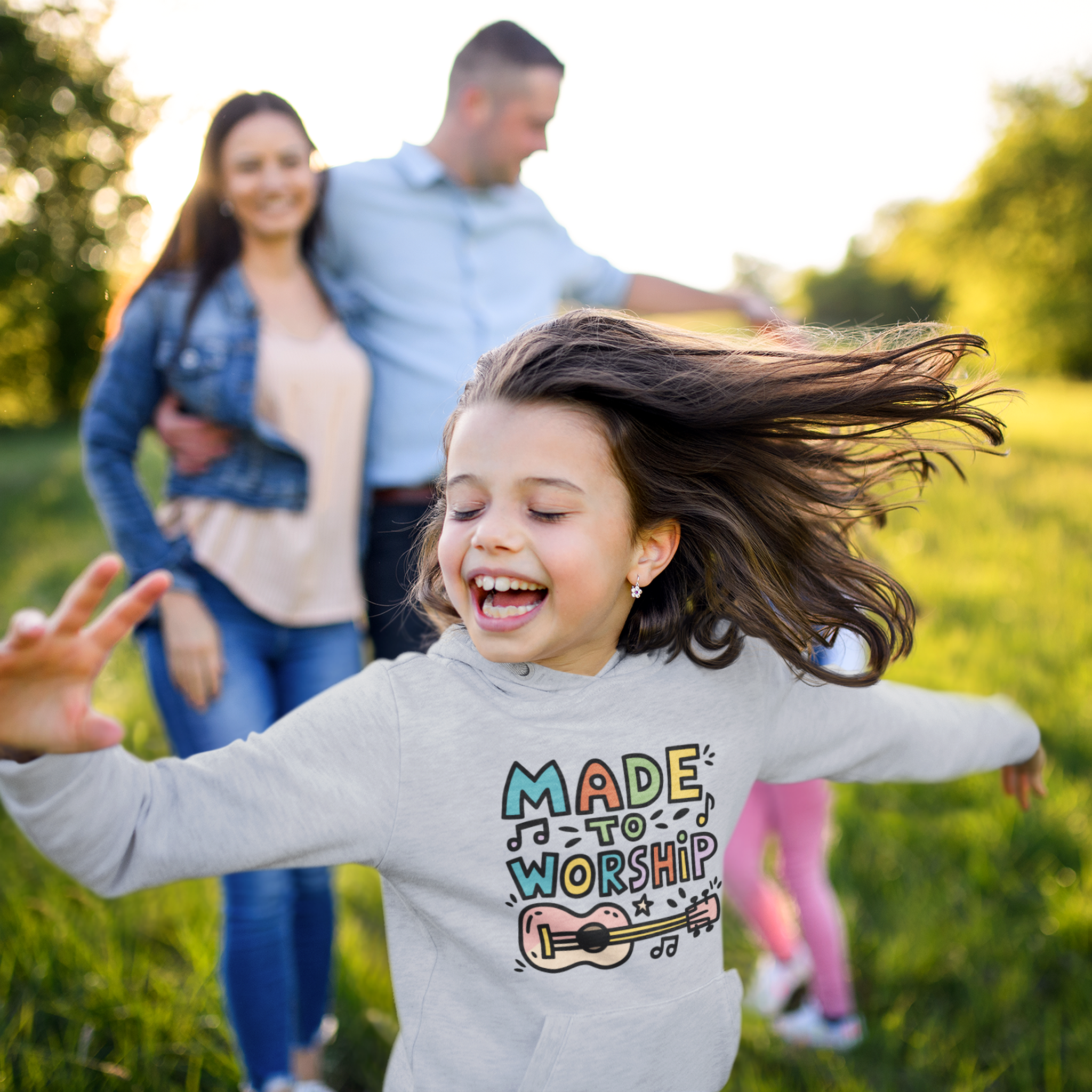 Made To Worship - Kids Winter Hoodie