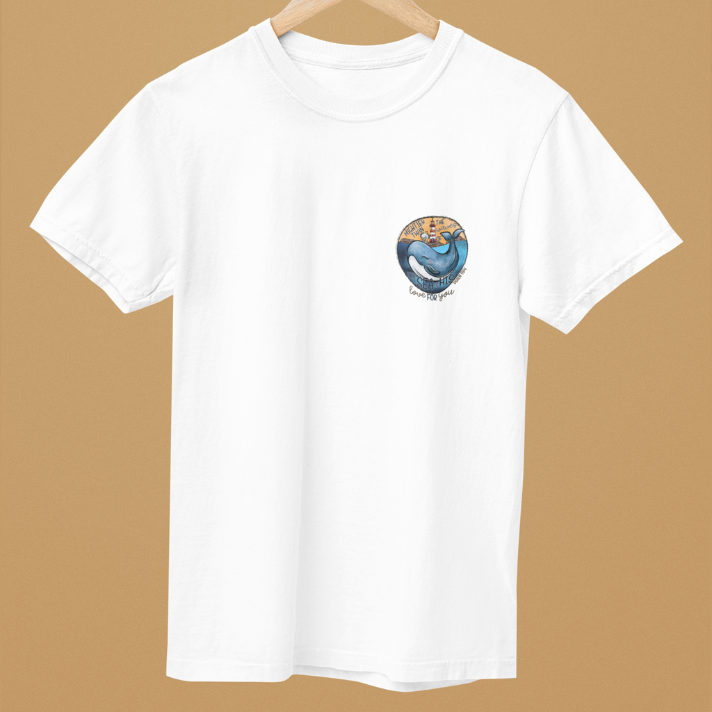 Mightier Than The Waves Kids Tee (Front & Back)