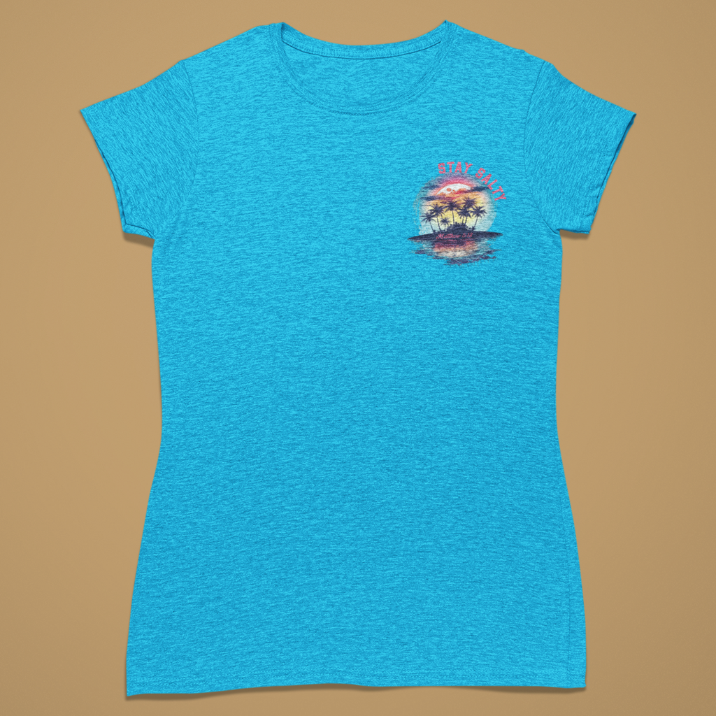 Salty 2 Small Logo - Fitted T-Shirt