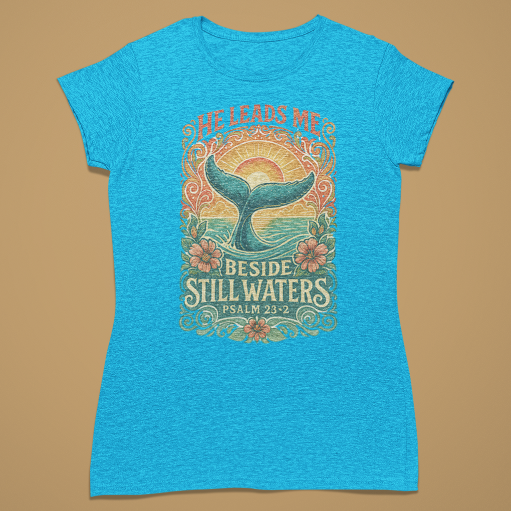 Still Waters - Fitted T-Shirt