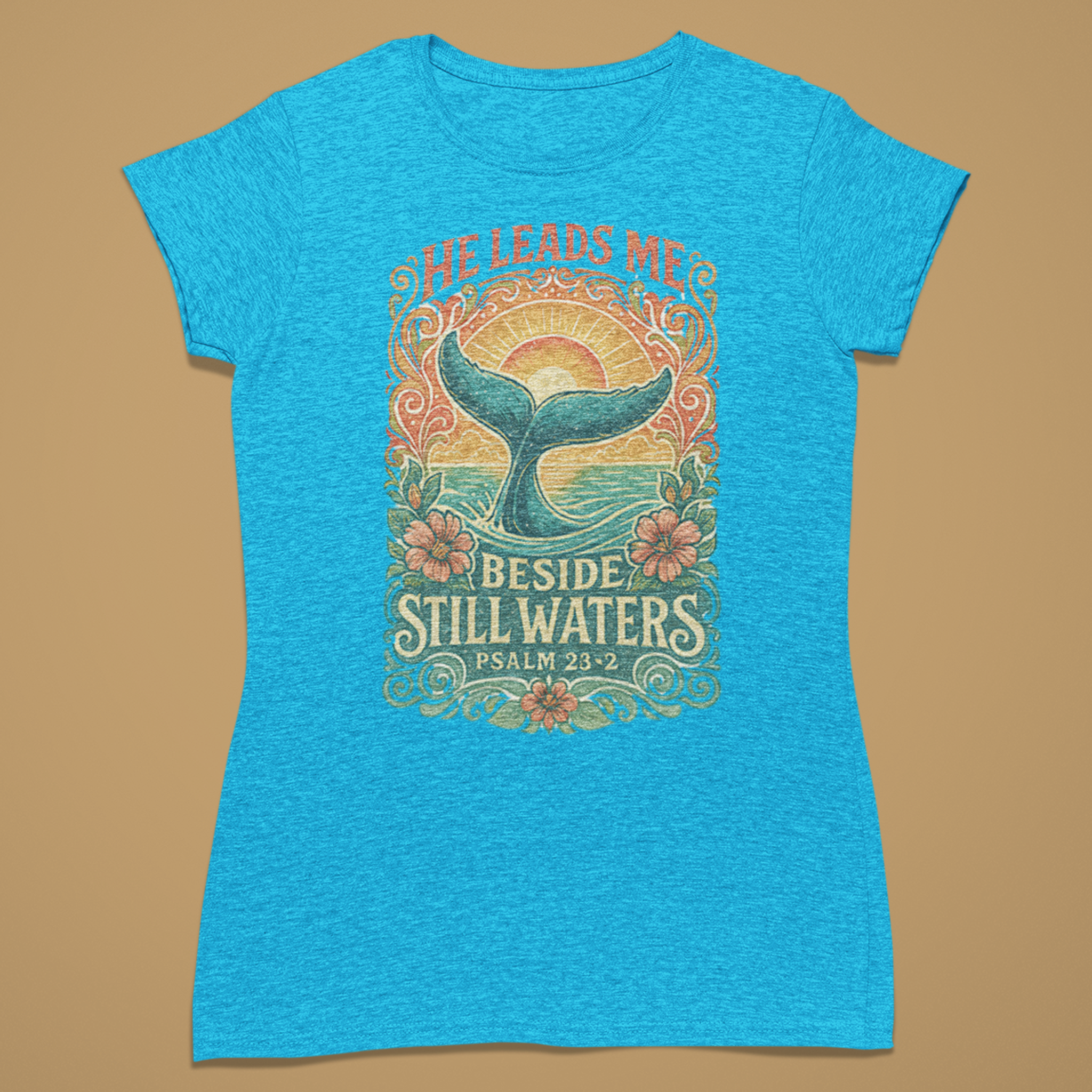 Still Waters - Fitted T-Shirt