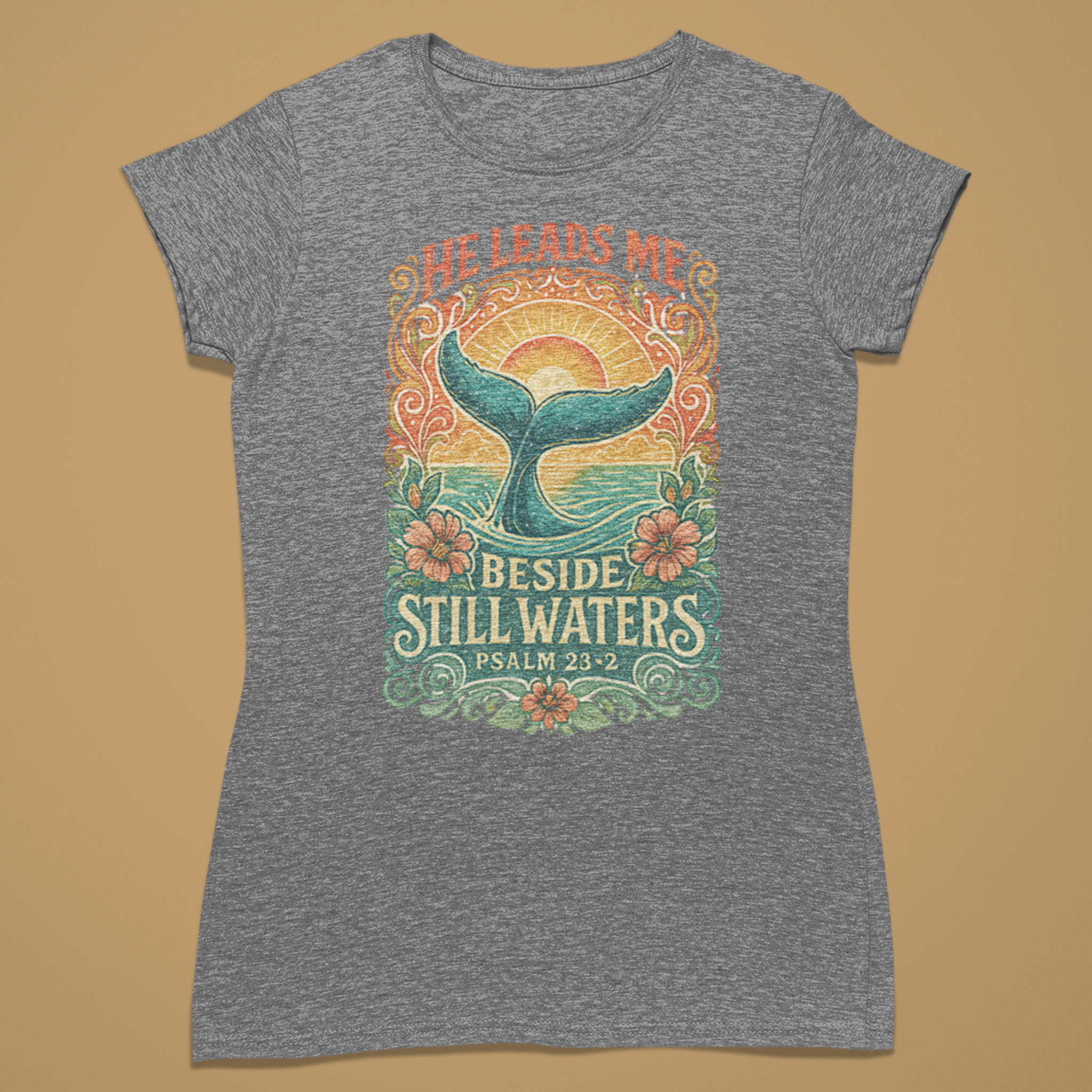 Still Waters - Fitted T-Shirt