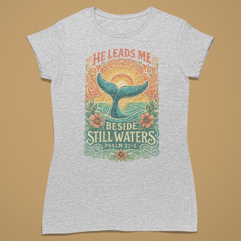 Still Waters - Fitted T-Shirt
