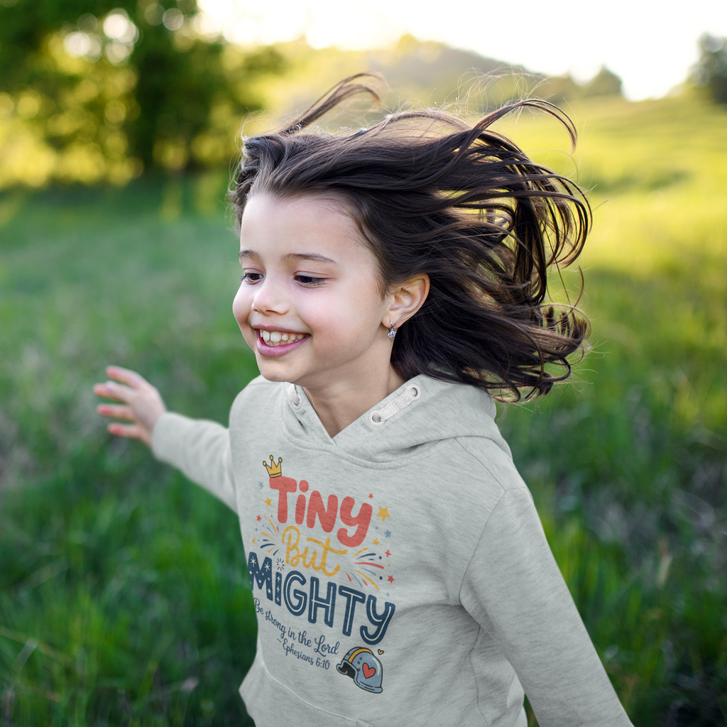 Tiny But Mighty - Kids Winter Hoodie
