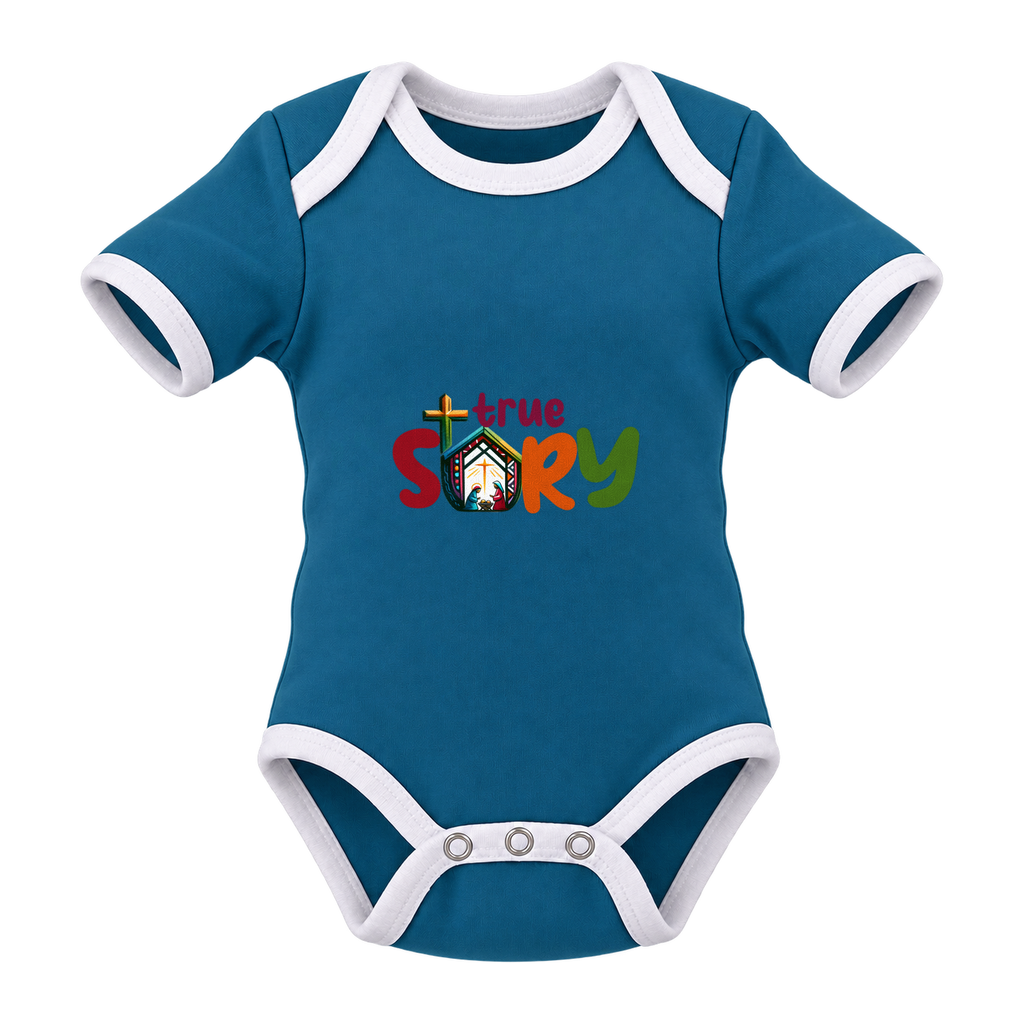 True Story baby grow, Teal