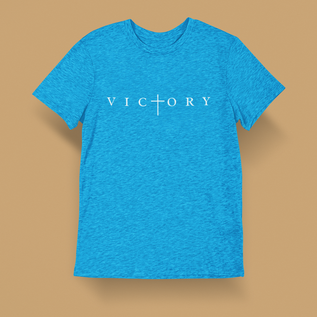 Victory Men's T-Shirt (White Print)