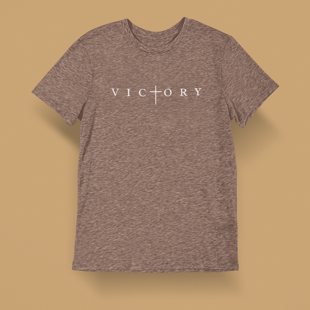 Victory Men's T-Shirt (White Print)