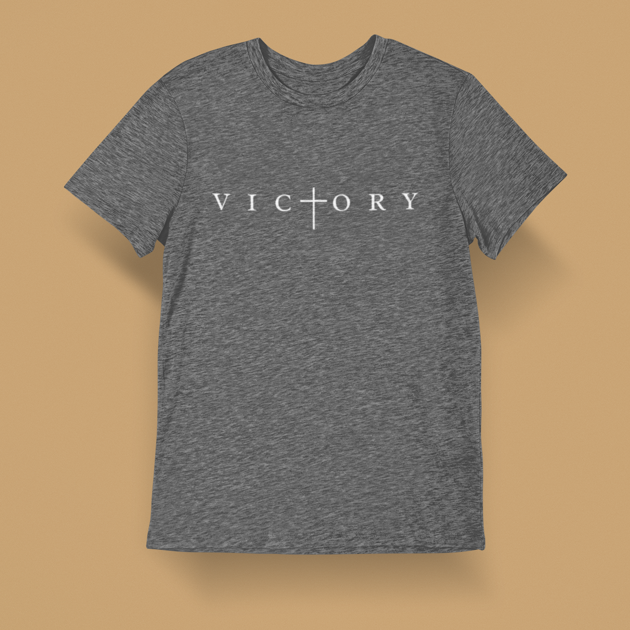 Victory Men's T-Shirt (White Print)