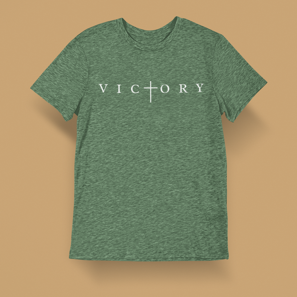 Victory Men's T-Shirt (White Print)