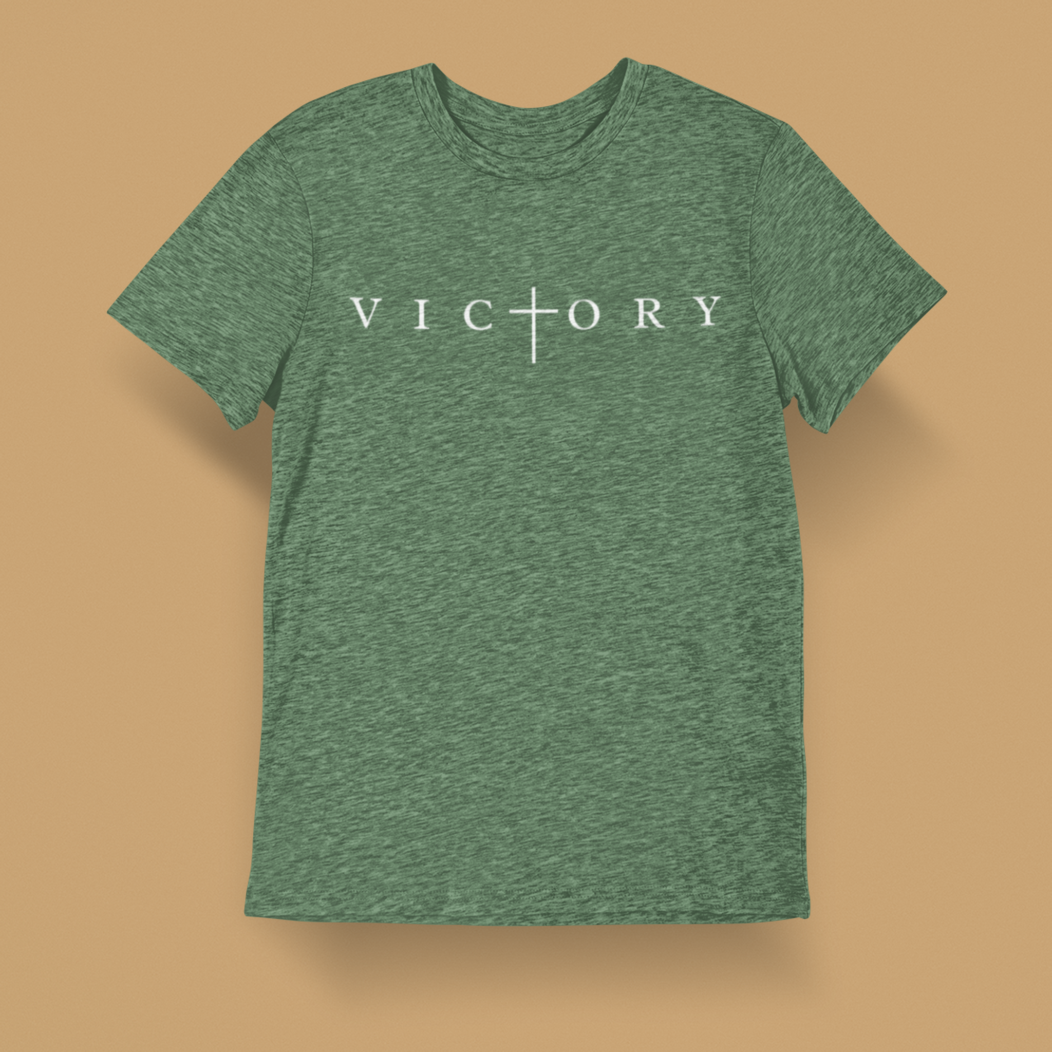Victory Men's T-Shirt (White Print)
