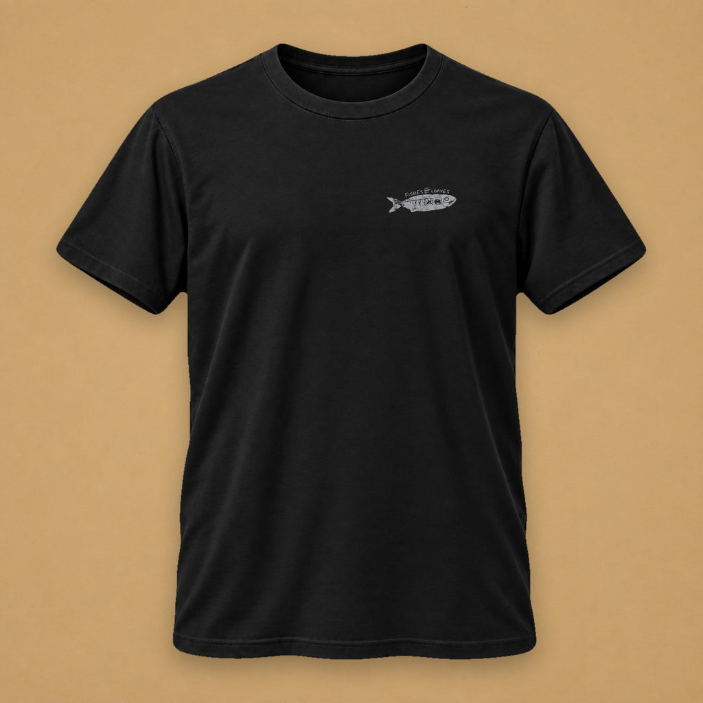 Fish Men's Tee – Black – front
