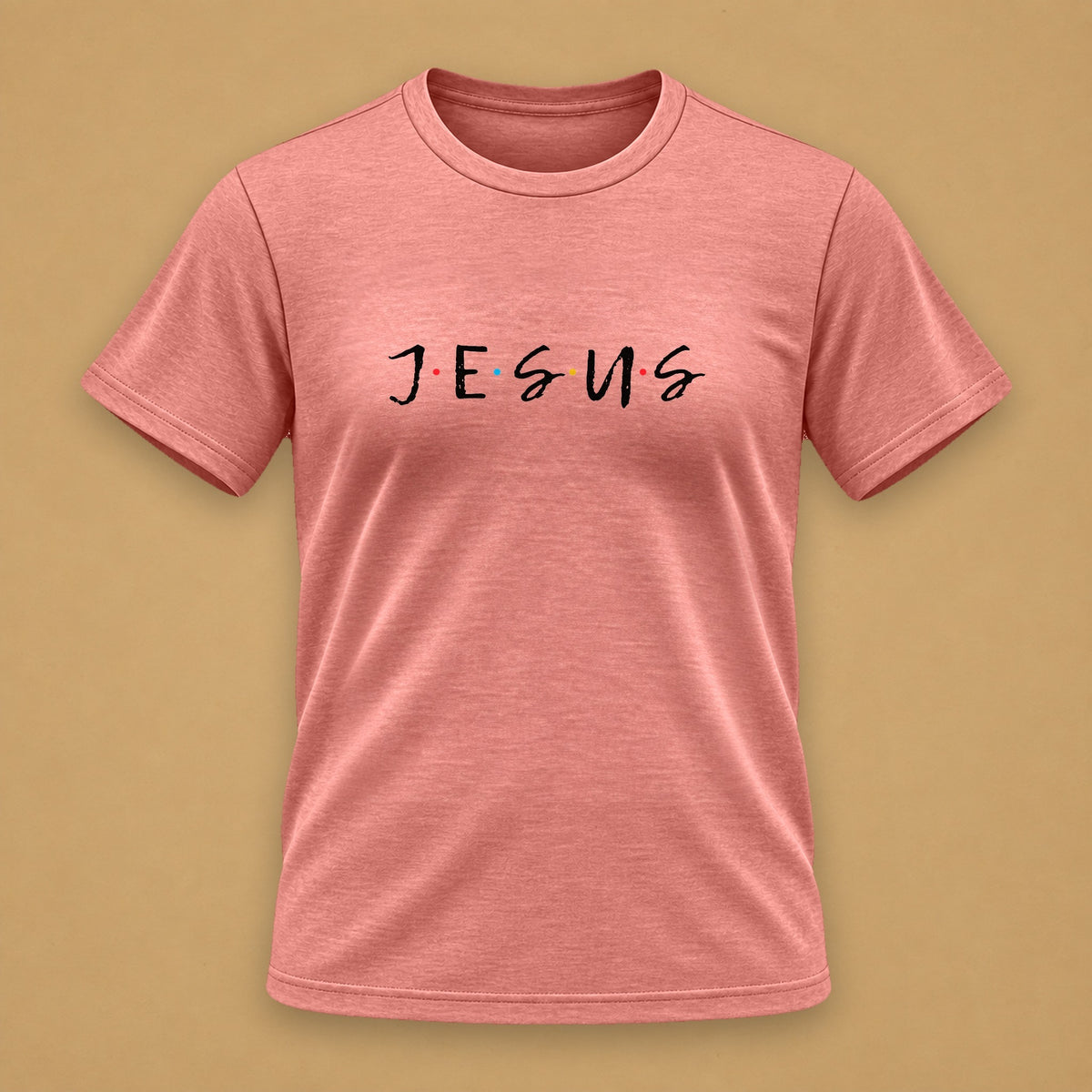 Jesus Friends Classic Tee – Pink