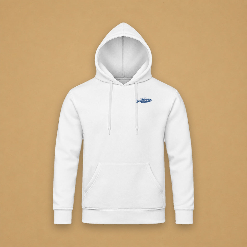 Fishes & Loaves Hoodie – White – front