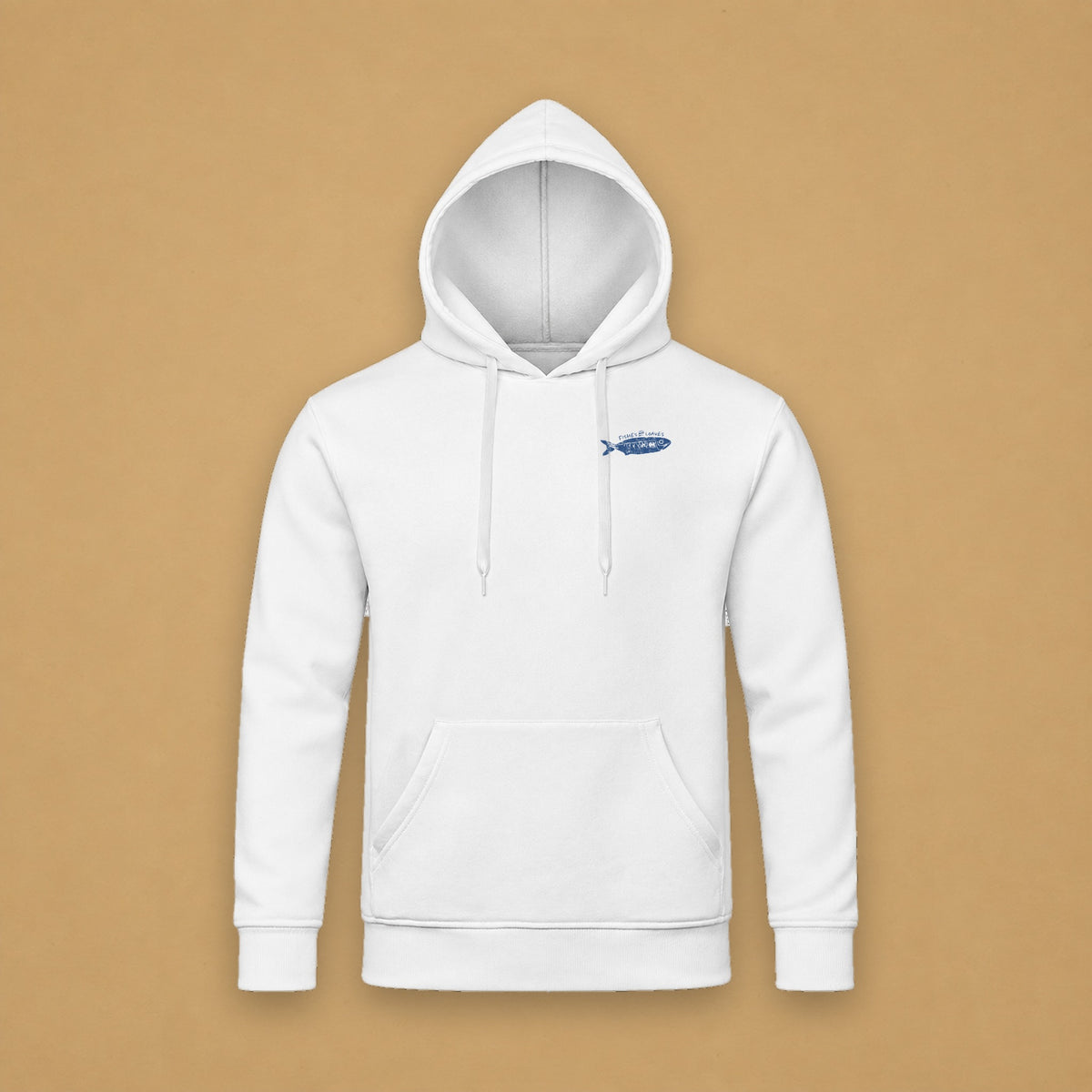 Fishes & Loaves Hoodie – White – front