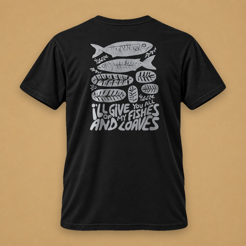 Fish Men's Tee – Black – back